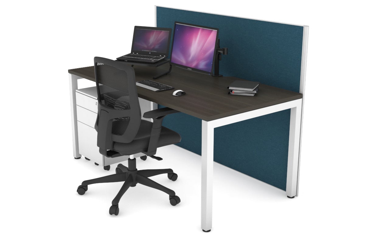 Horizon Quadro Square Legs Office Desk - 63