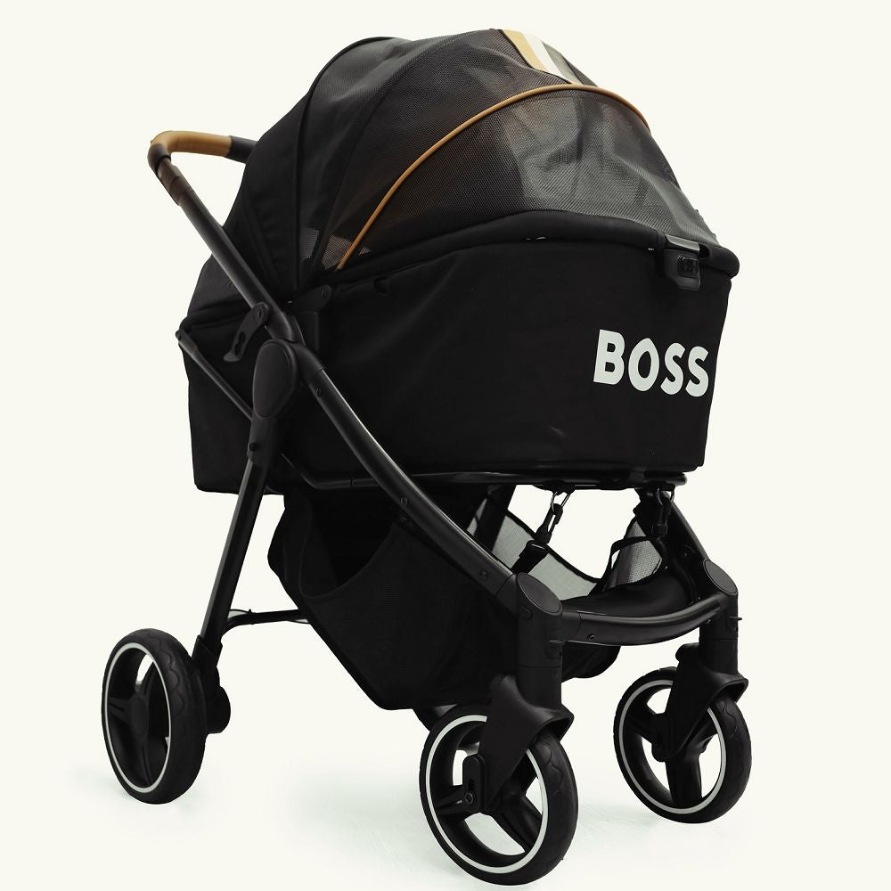 Premium Adventure Pet Stroller for Small Dogs & Cats - Lightweight Foldable Design with All-Terrain Wheels - Perfect for Outdoor Walks, Travel & Vet Visits