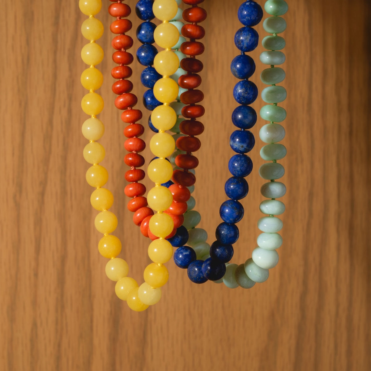 Handmade Beaded Gemstone Necklace for Women - Natural Stone Jewelry for Boho Style, Healing & Meditation | Perfect for Yoga, Spiritual Gifts & Everyday Wear