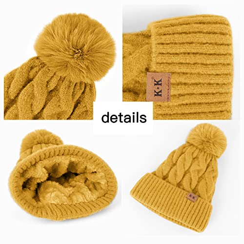 Cozy Fleece Knitted Winter Hat for Men & Women - Warm Beanie for Cold Weather - Perfect for Skiing, Snowboarding & Outdoor Activities