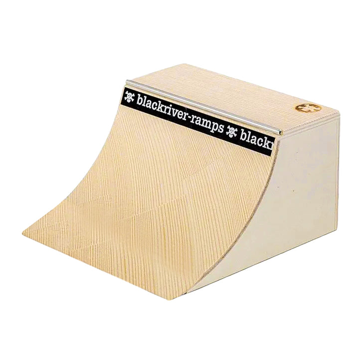 Blackriver Fingerboard Ramps - Quarter Low Mini Skateboard Ramps for Tech Decks & Fingerboards | Perfect for Indoor Skateboarding & Collectors