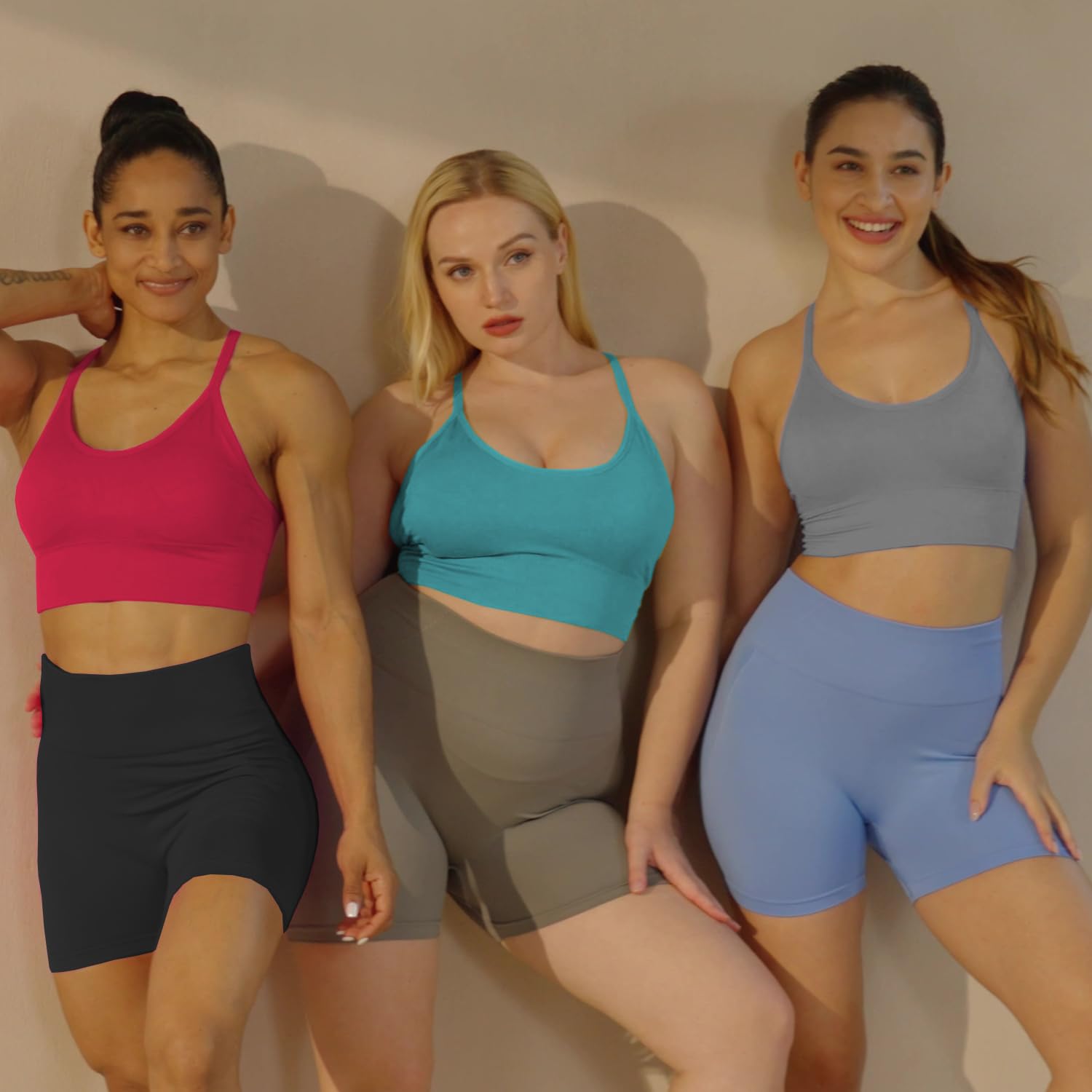 Evercute Padded Sports Bras for Yoga & Workout - Low Impact Fitness Wear