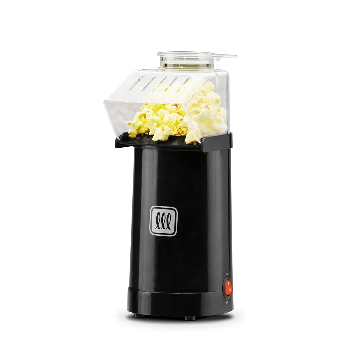 Toastmaster Mini Air Popcorn Popper Machine - Healthy Oil-Free Snack Maker for Home, Movie Nights & Parties - Fast & Easy Popcorn Maker with Cool Touch Handle