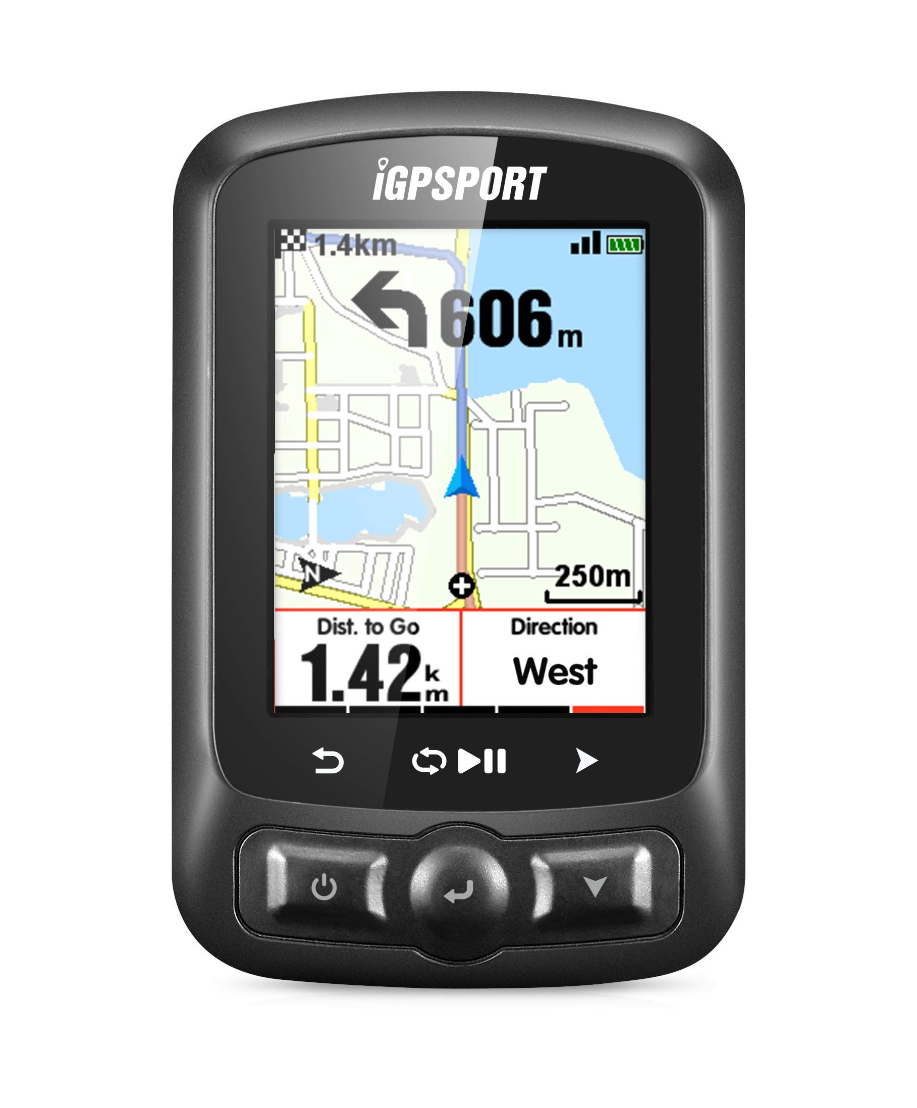 iGPSPORT iGS620 ANT+ Wireless GPS Cycling Computer - Heart Rate Monitor & Sensor Compatible, SMS/Call Alerts, IPX7 Waterproof, Map Navigation - Perfect for Road Biking, Mountain Cycling & Fitness Tracking