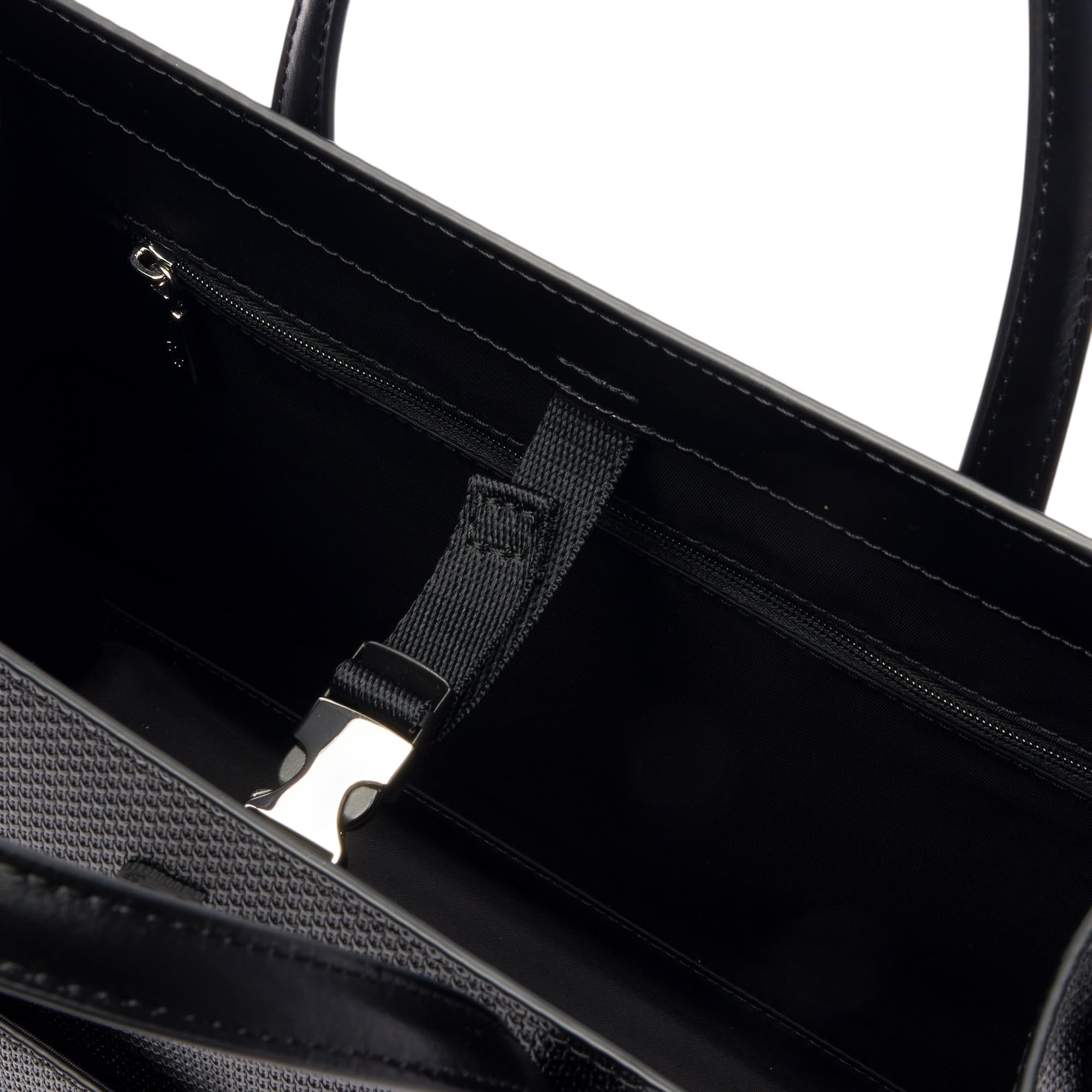 Lacoste Chantaco Small Leather Tote Bag for Women | Premium Genuine Leather Handbag | Perfect for Work, Travel & Everyday Use