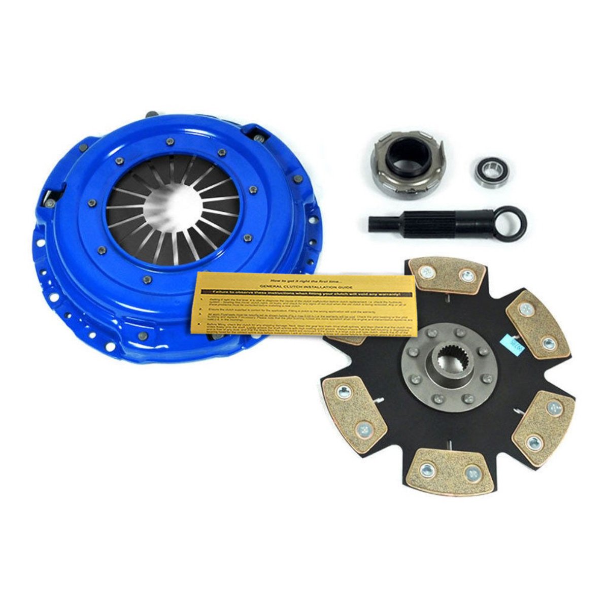 EF Stage 4 HD Clutch Kit for 1992-1993 Acura Integra B17 B18 YS1 Cable Transmission - High Performance Upgrade for Racing & Street Driving