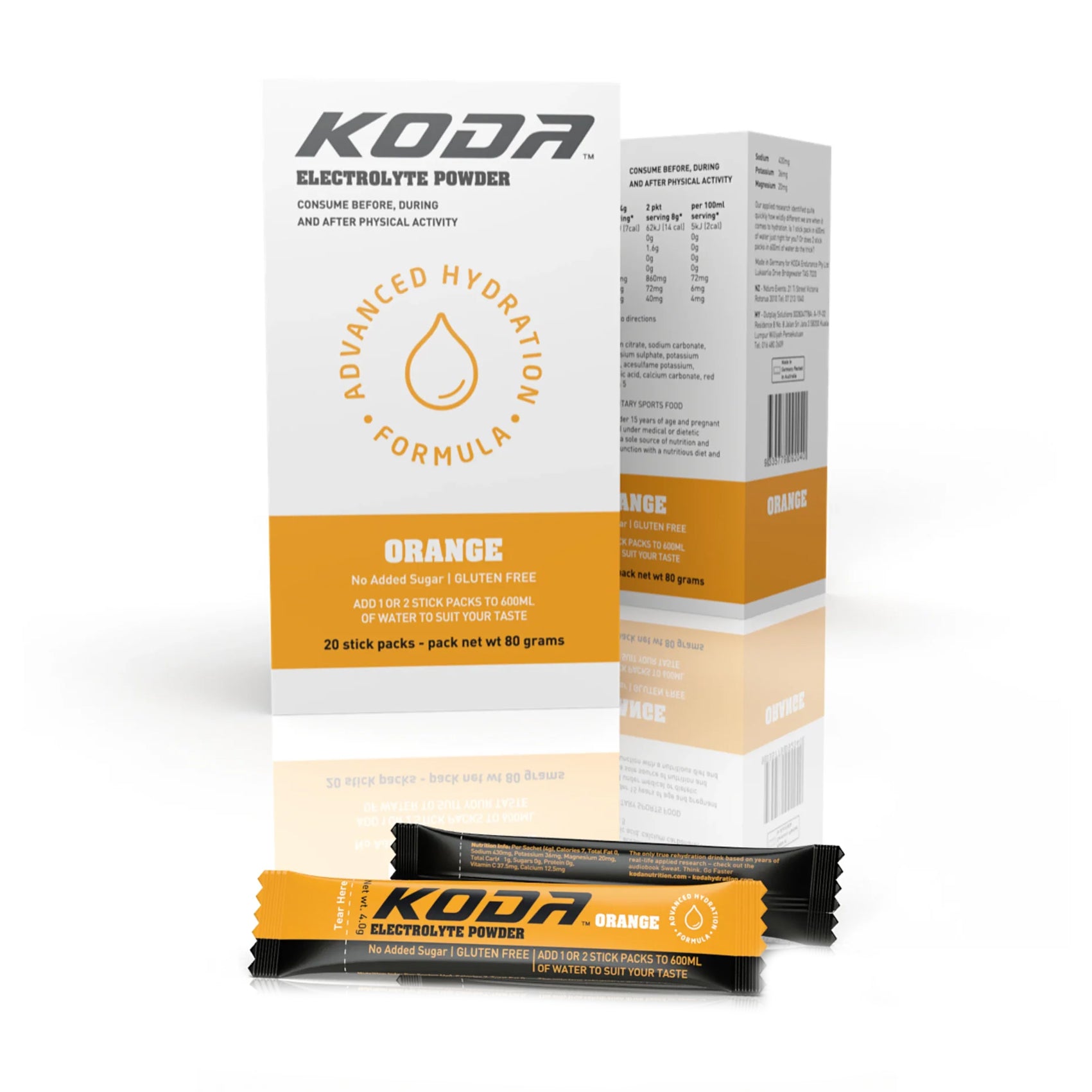 KODA Electrolyte Stick - Fast Hydration & Energy Boost with Essential Minerals | Perfect for Workouts, Travel & Daily Hydration