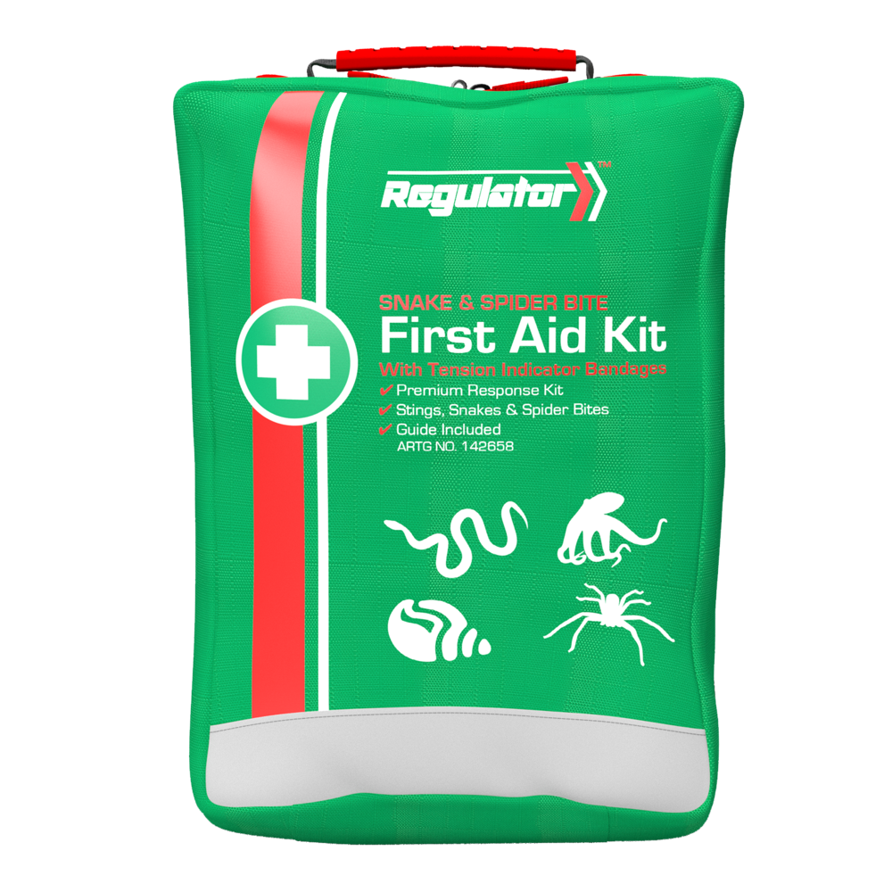 Premium Snake & Spider Bite First Aid Kit - Emergency Venom Extractor for Outdoor Hiking, Camping & Survival - Compact 19.5 x 13 x 9cm Travel Size