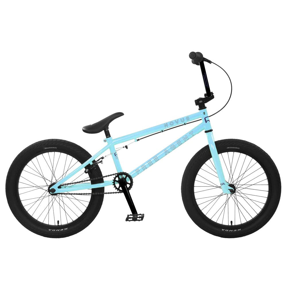 Free Agent 2023 Novus BMX Bike - Lightweight Aluminum Frame, Durable Alloy Wheels for Stunt Riding & Street Tricks - Perfect for Beginners & Pro Riders