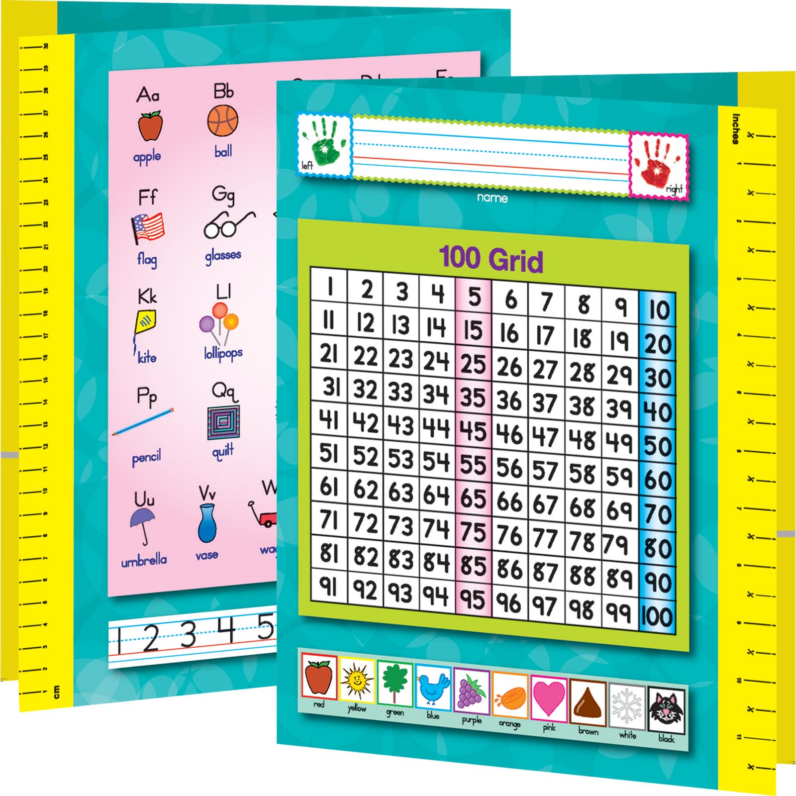 Zaner Bloser Primary Resource Folders - Set of 12 Classroom Organization Folders for Teachers & Students - Perfect for Homework, Lesson Plans & School Supplies Storage