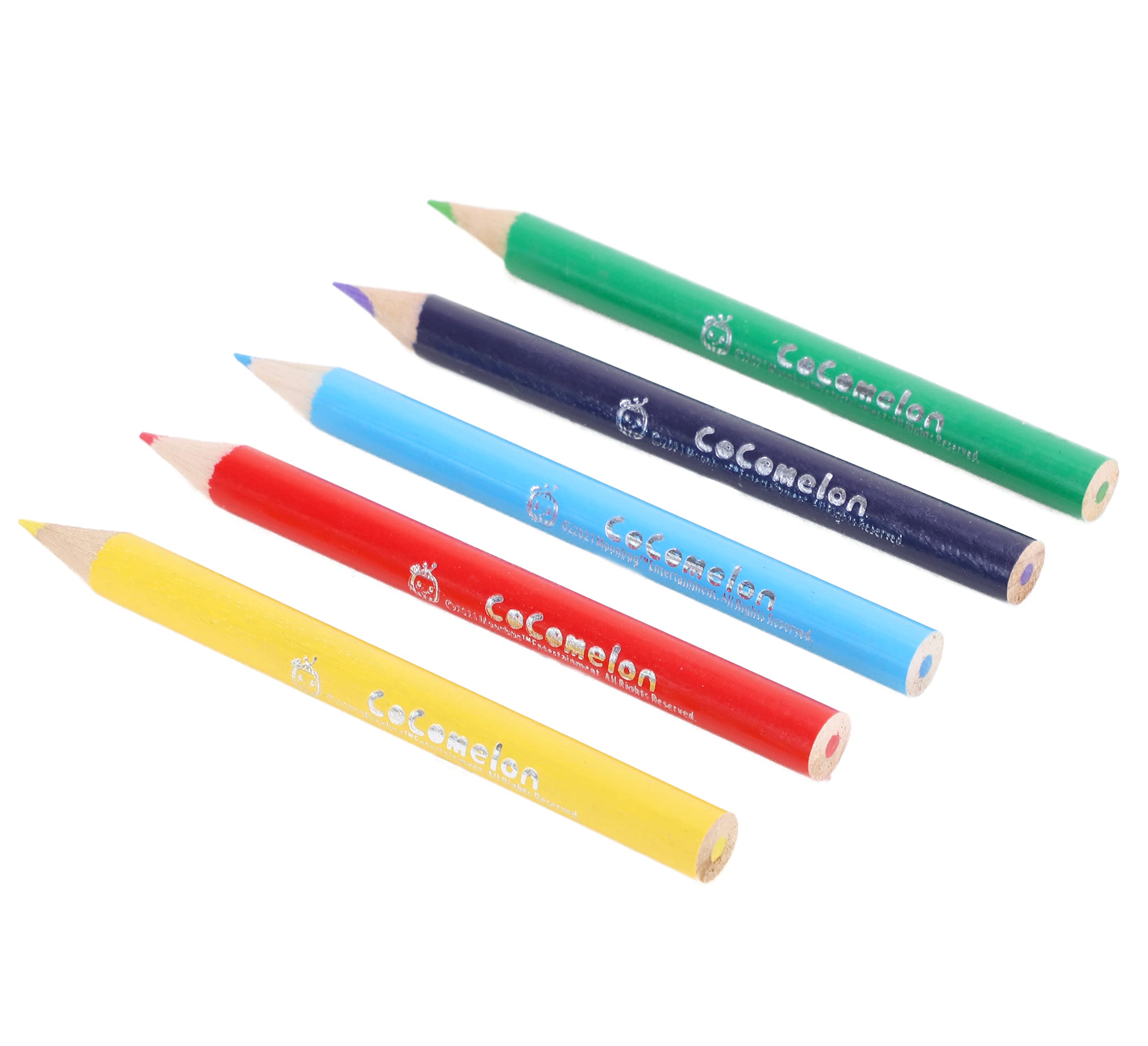 Cocomelon Activity Set for Kids - A4 Activity Pad with Pencils & 2 Sticker Sheets - Educational Arts & Crafts Toy - Perfect for Travel, Birthday Gifts & Preschool Learning