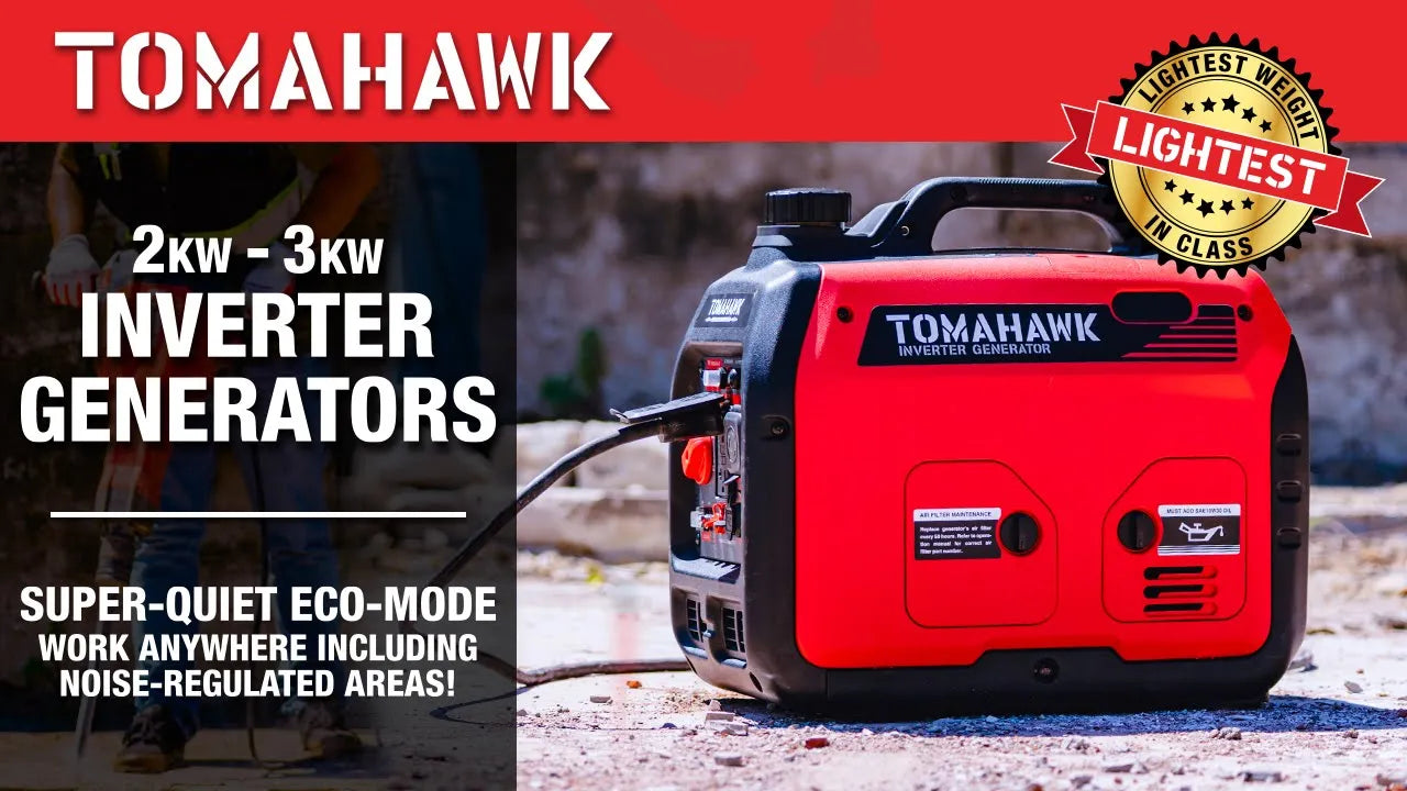 2000W Super Quiet Portable Inverter Generator - Gas Powered for Camping, RV, Outdoor & Emergency Backup Power