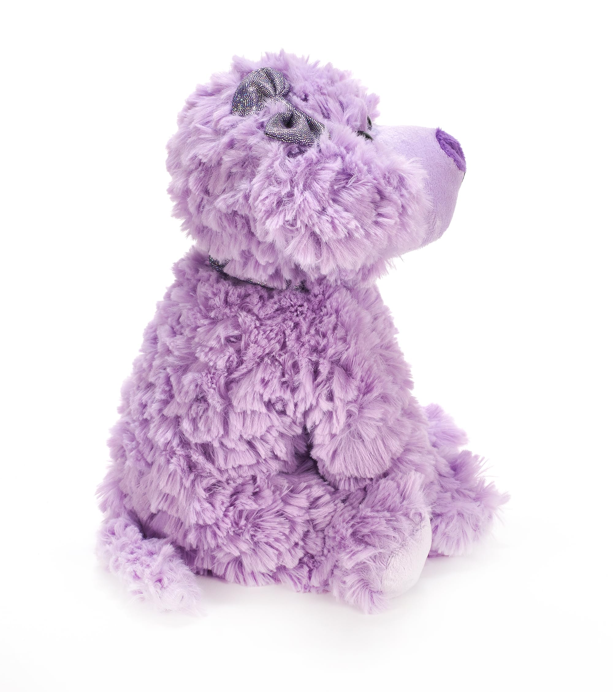 Soft & Cuddly Scruffy Dog Plush Toy - 9 Inch Purple Stuffed Animal, Perfect Gift for Girls & Kids | Great for Birthday Presents, Nursery Decor & Comfort Companions