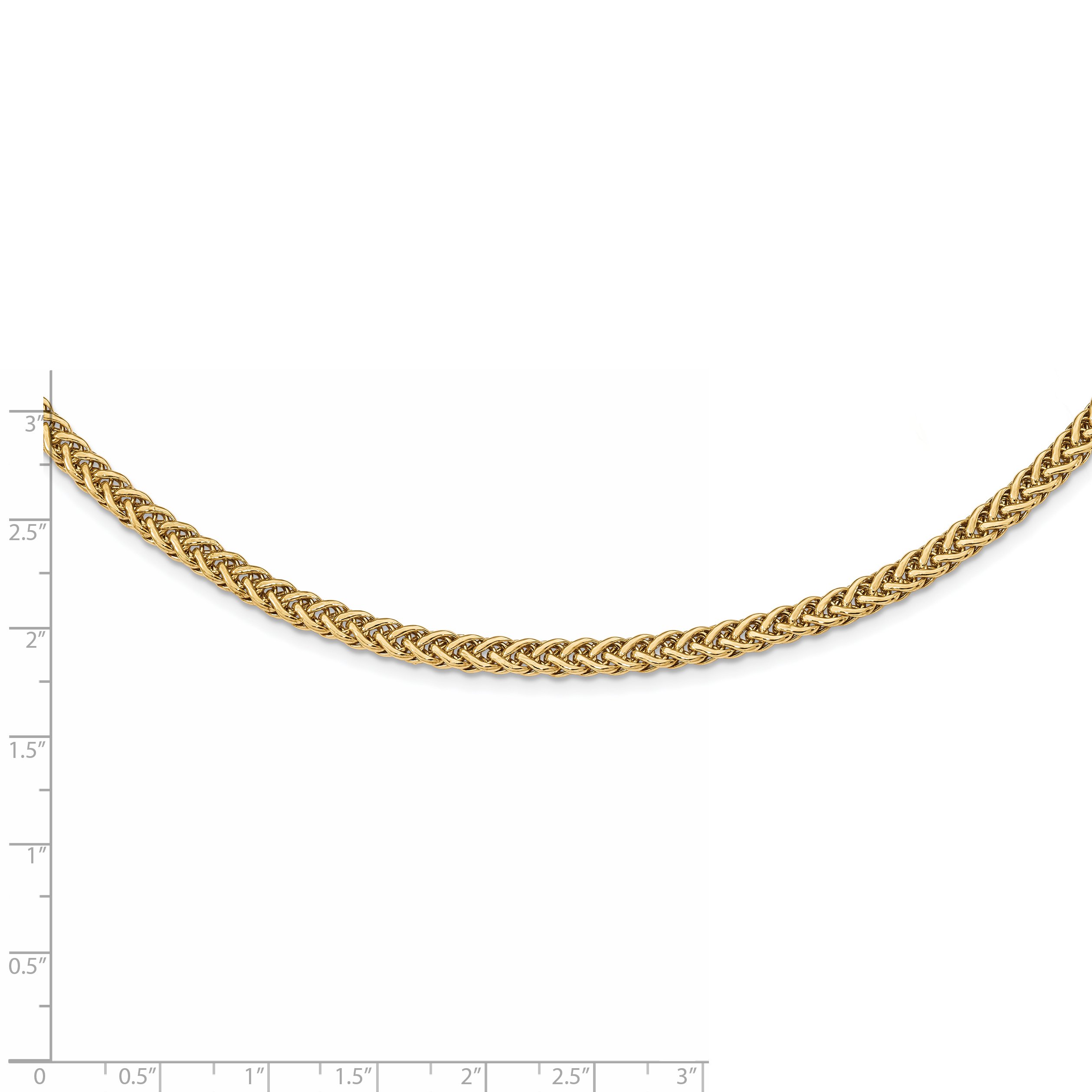 14k Yellow Gold Polished Fancy Link Necklace | Italian-Made Chain for Women | Elegant Bracelet & Anklet Alternative | 17 Inch Length | Perfect for Weddings, Date Nights & Special Occasions