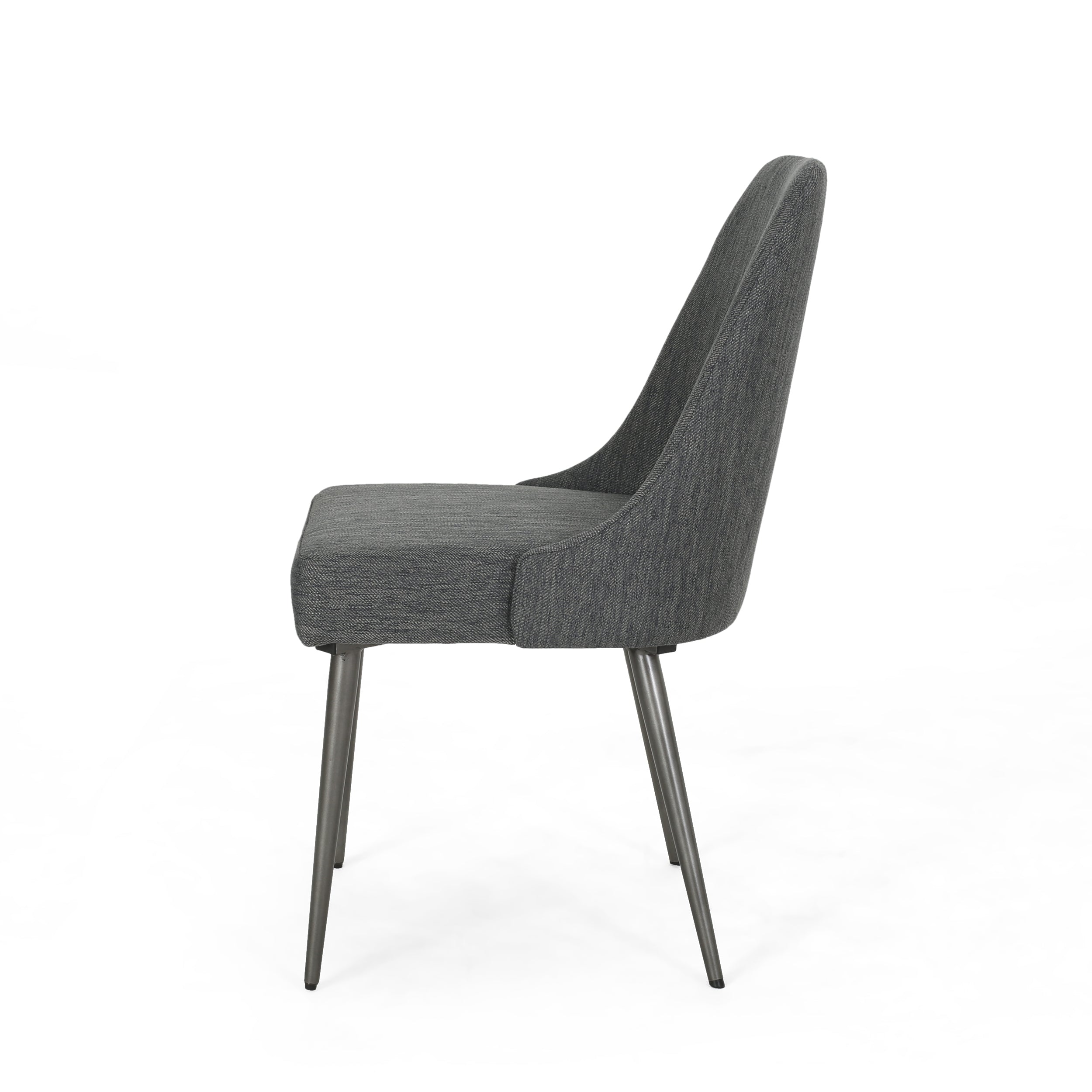 Modern Dining Chairs Set of 2 - Sturdy Wooden Kitchen Chairs with Padded Seats - Comfortable Home & Restaurant Furniture for Dining Room, Kitchen, Breakfast Nook & Cafe