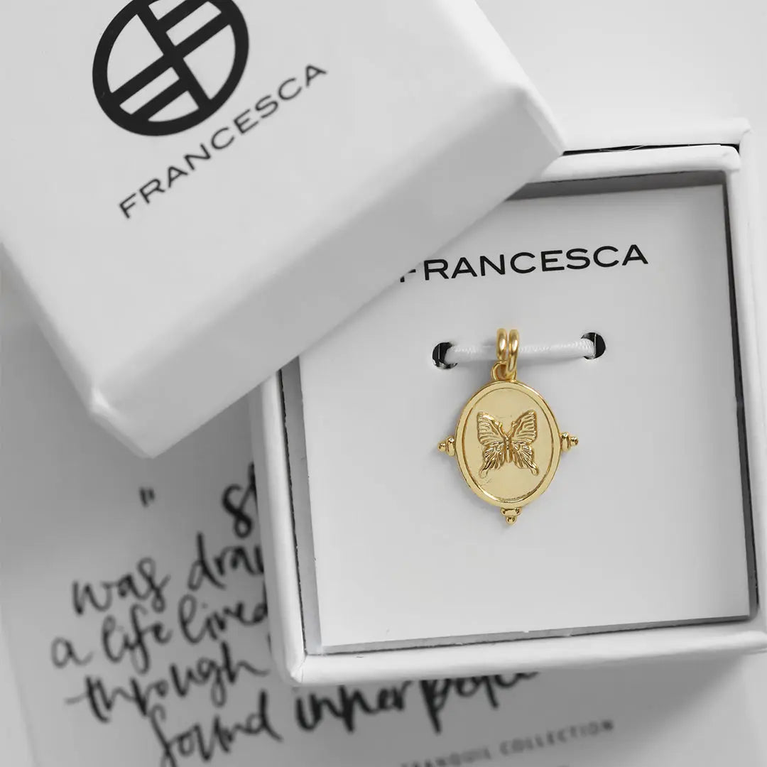Emerge Butterfly Charm Necklace - Elegant Silver Pendant for Women - Perfect for Valentine's Day, Anniversary & Birthday Gifts - Jewelry for Everyday Wear & Special Occasions