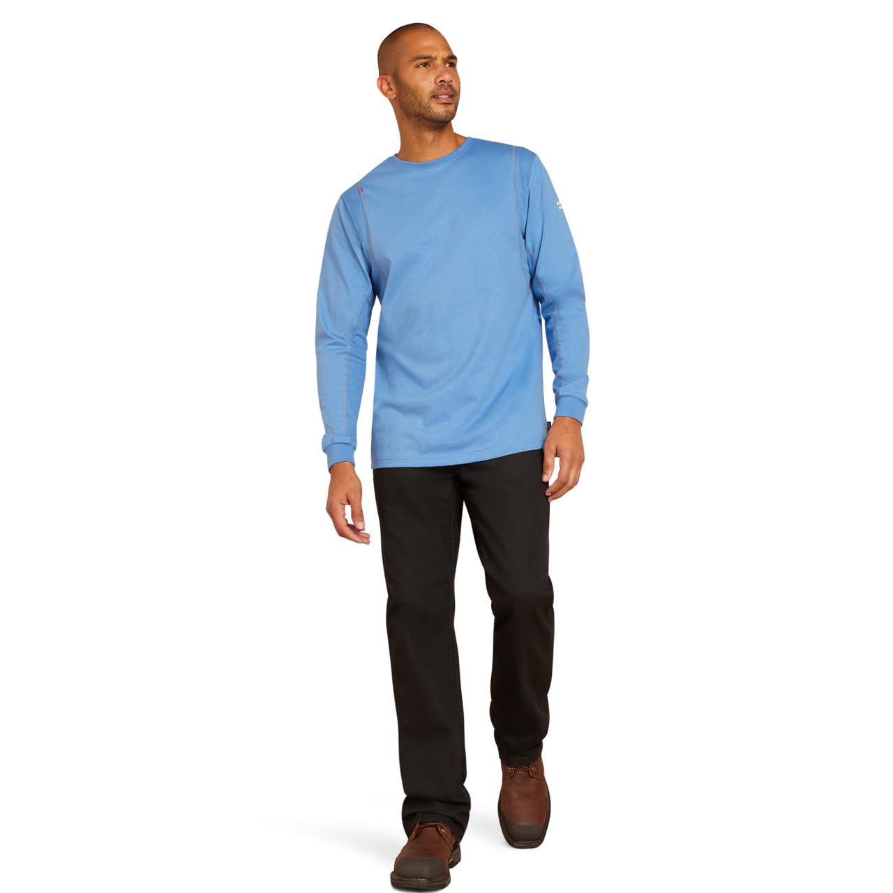ARIAT Men's FR (Flame Resistant) Crew Neck T-Shirt - Comfortable Workwear for Construction, Oilfield & Outdoor Jobs