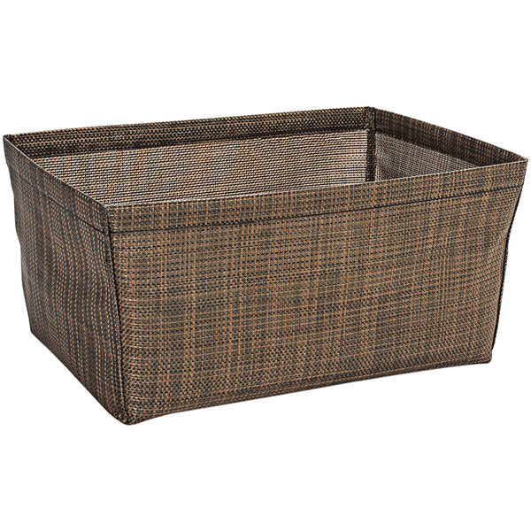 FOH Metroweave Deep Mesh Gray Storage Bins - 1/2 Size, Set of 4 | Space-Saving Organizer for Closet, Office, or Kids Room