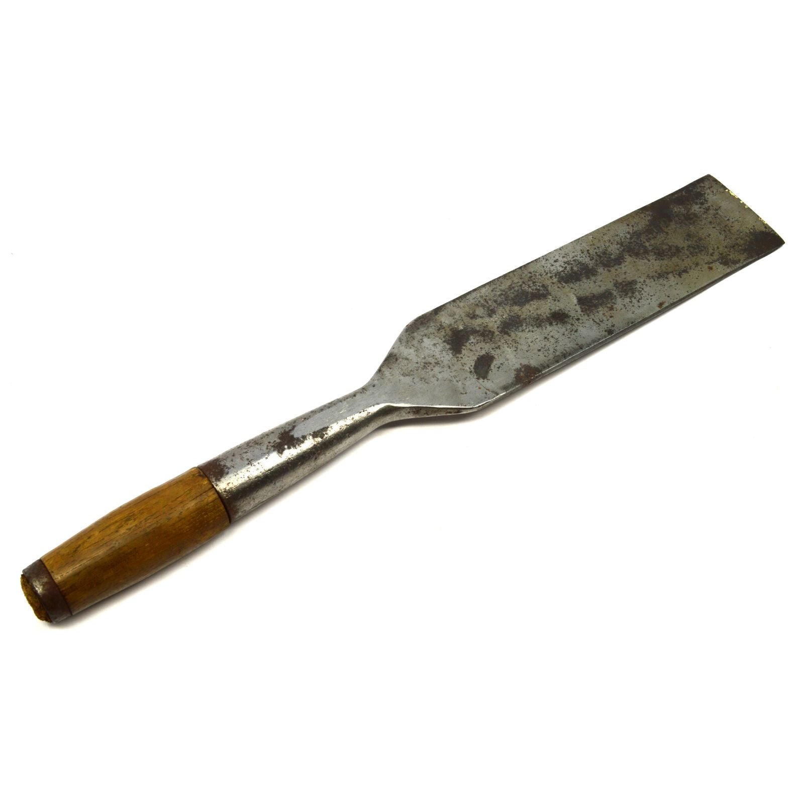 Vintage WM BEATTY & SON 3 Slick Wood Handle Timber Chisel Tool - Rare Antique Carpenter Tool for Woodworking & Timber Framing
