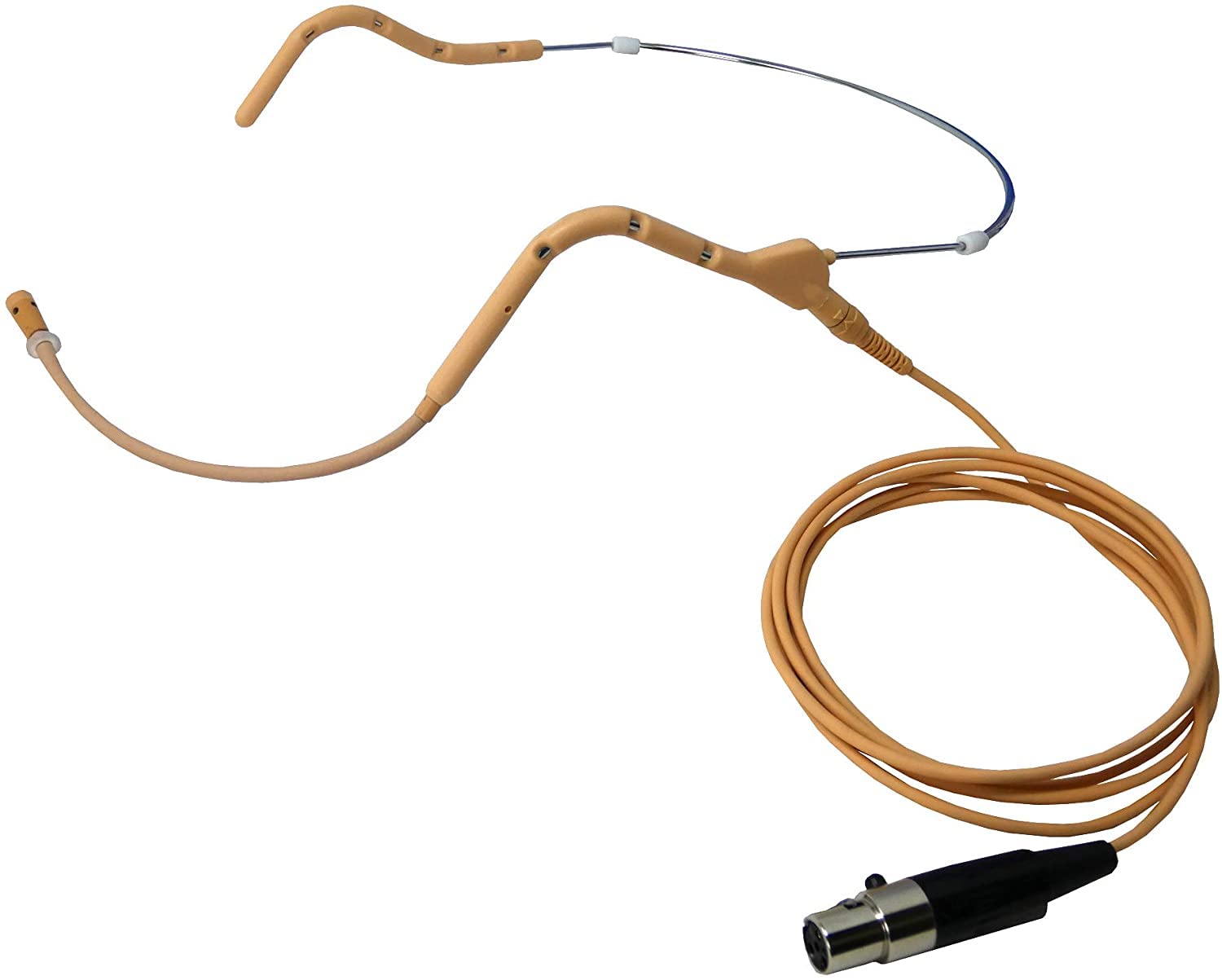U-Voice UVG20 Tan Professional Headset Microphone with Detachable Straight Cable - Compatible with AKG Headsets - Perfect for Podcasting, Gaming & Live Streaming