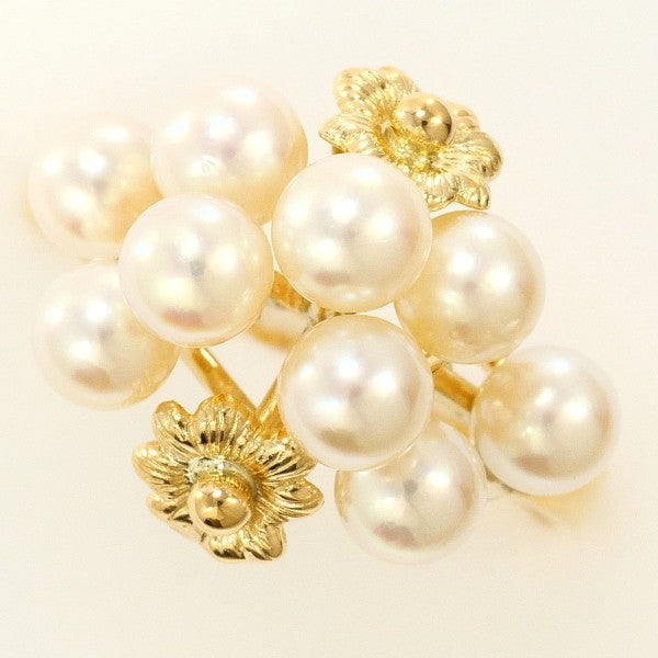 18K Yellow Gold Pearl Ring for Women - Elegant & Timeless Jewelry Gift for Wedding, Anniversary & Special Occasions