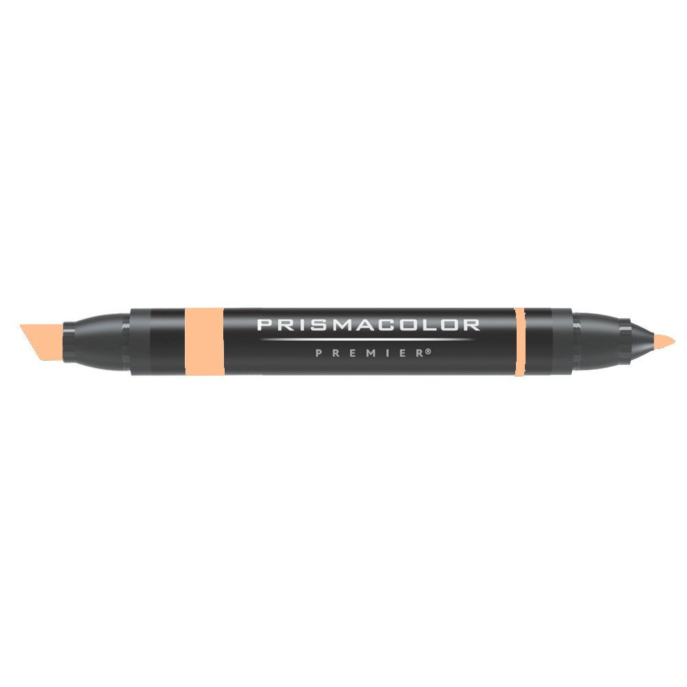 Prismacolor Premier Art Markers - Sanford Chisel/Fine Tip, Deco Orange | Professional Artist Markers for Sketching, Illustration & Calligraphy