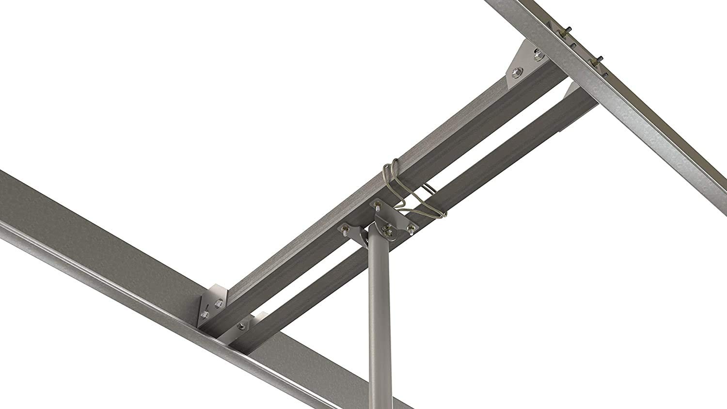 Big Ass Fans Z-Purlin Mounting Kit for Large Commercial Ceiling Fans (Essence & e-Series) - Indoor/Outdoor Installation with Guide - Perfect for Warehouses, Gyms & Industrial Spaces