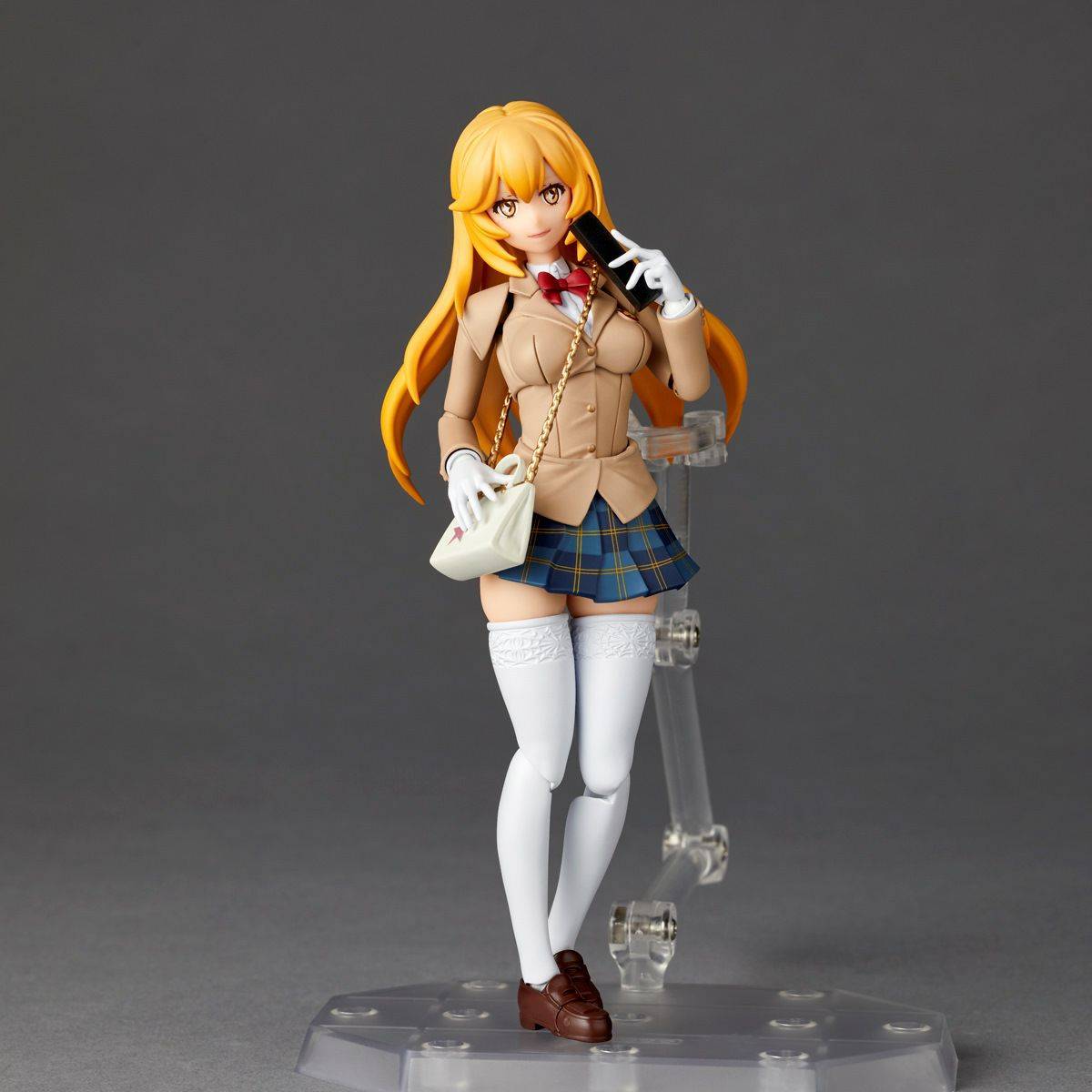Amazing Yamaguchi Revoltech Action Figure - Misaki Shokuhou Winter Uniform Ver. (NR046) | Highly Articulated Collectible for Anime Fans & Display