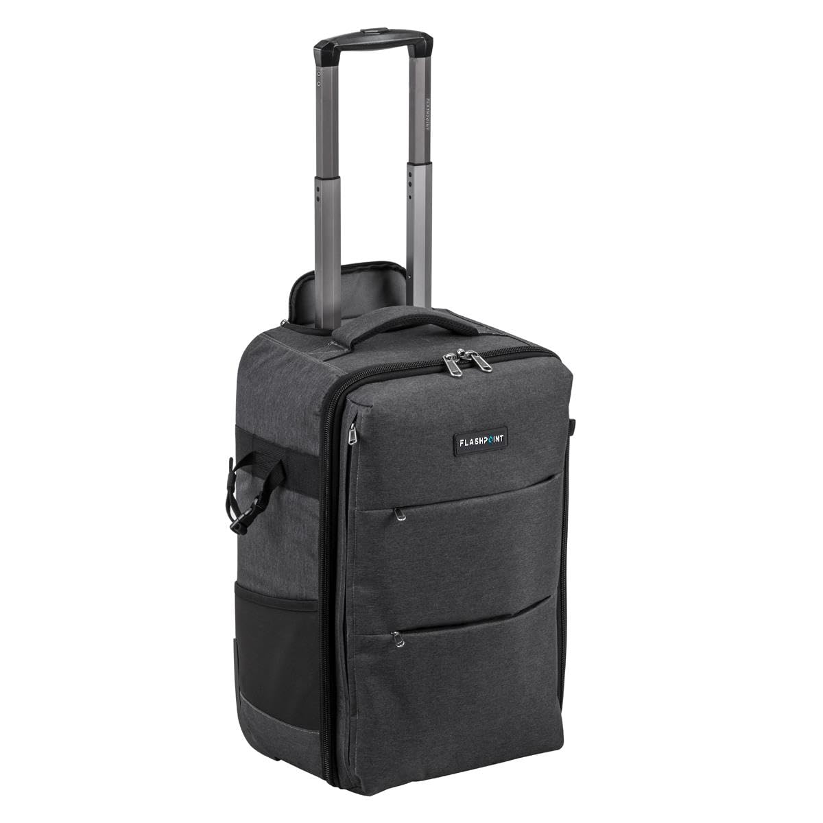 Flashpoint Rolling Carrying Case for Godox XPLOR 1200 Pro & 600 Pro Studio Strobe Lights (Model CB17) - Durable Travel Case for Photography Equipment, Perfect for On-Location Shoots & Studio Storage