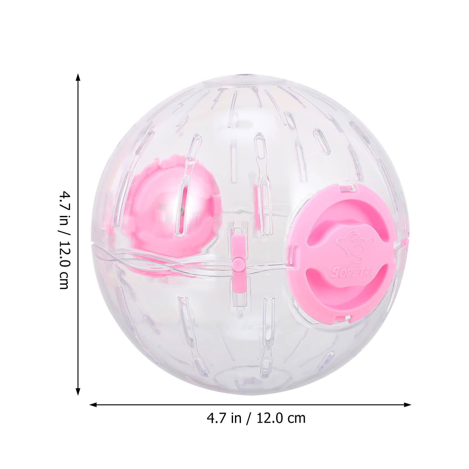 Balacoo Hamster Exercise Wheel - Small Animal Running Ball Toy for Guinea Pigs, Rats & Pet Rodents - Durable Plastic Cage Accessory for Hamster Cage & Playtime (1-Pack) - Perfect for Small Pet Fitness & Entertainment
