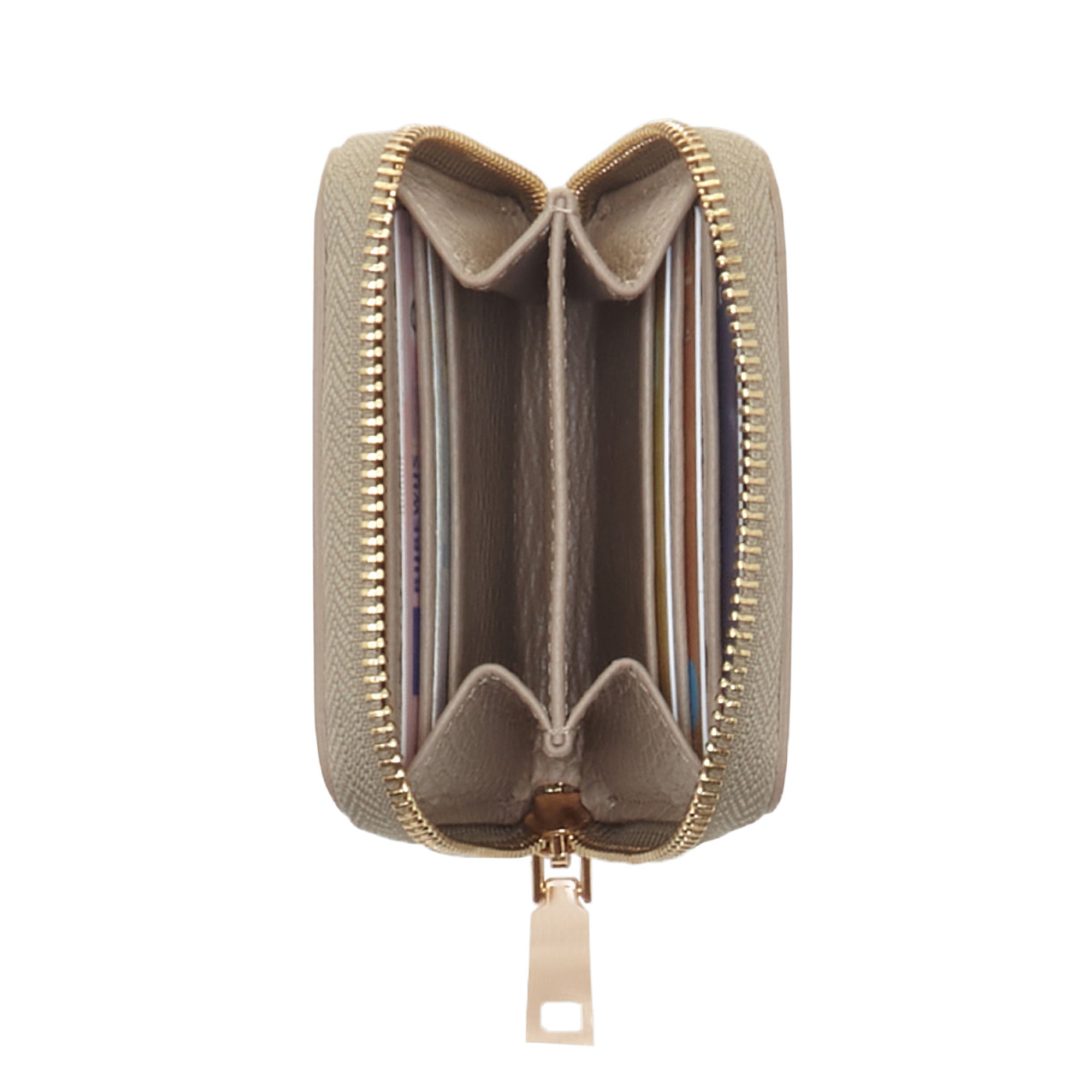 Isabel Taupe Calfskin Leather Handbag and Wallet Set for Women | Luxury Leather Purse & Card Holder Gift | Perfect for Work, Travel, and Everyday Use