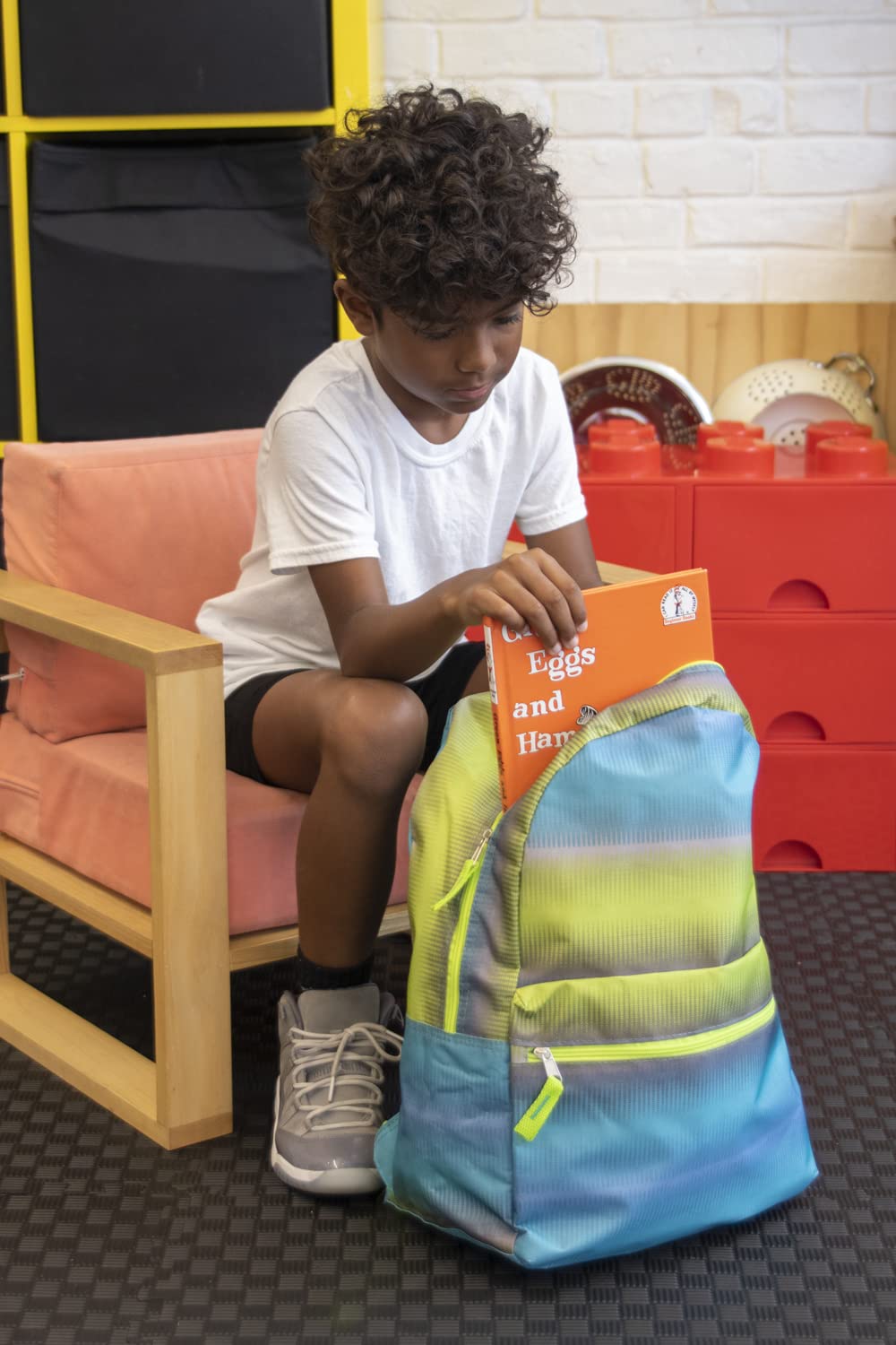 **Trail Maker Boys Printed Backpack with Pencil Pouch - Durable School Backpack for Kids, Travel, Hiking & Camping - Perfect for School Supplies, Outdoor Adventures & Daily Use**