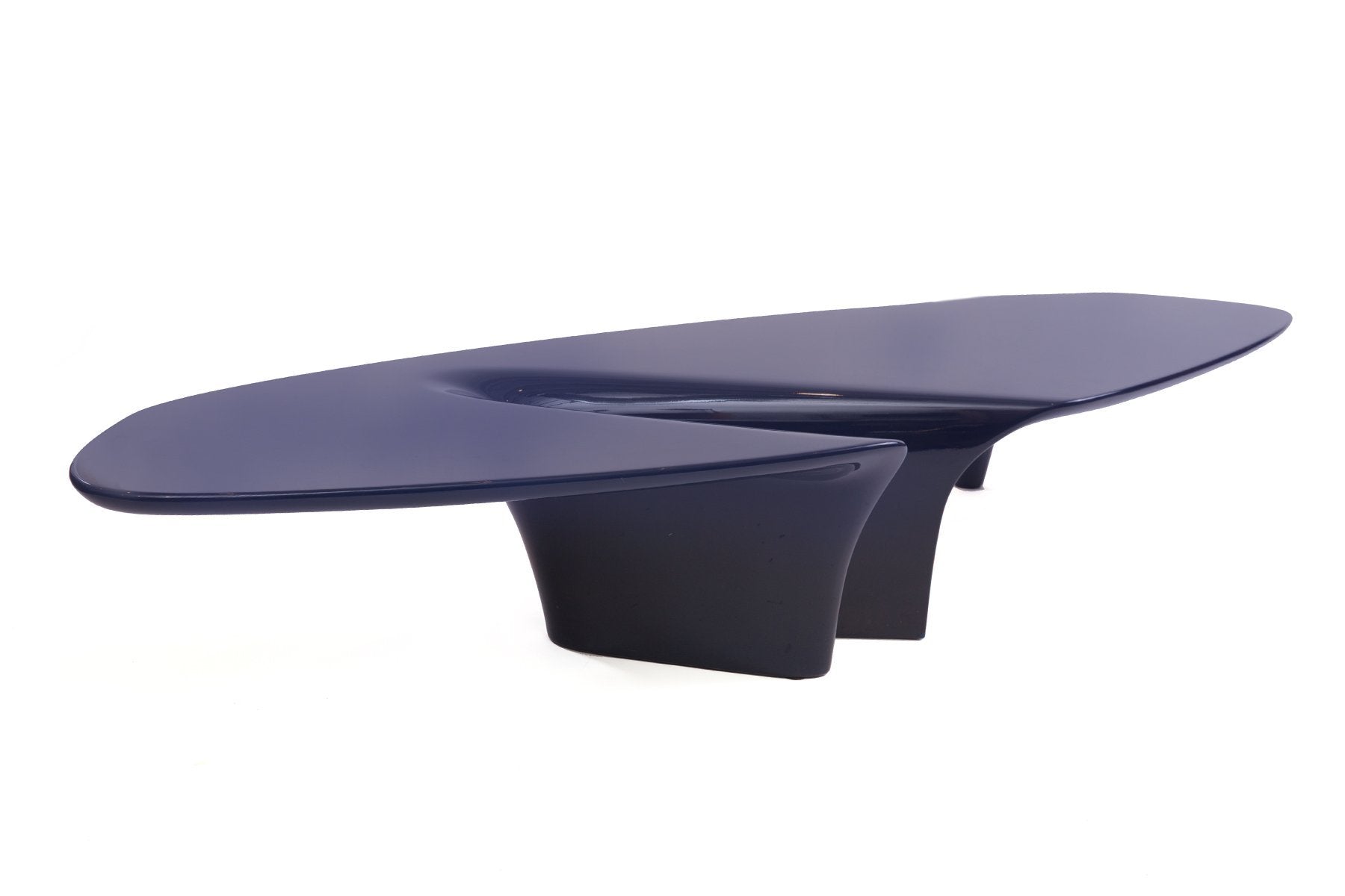 Driade Waterfall Coffee Table - Modern Glass & Wood Design for Living Room, Lounge, and Office Decor