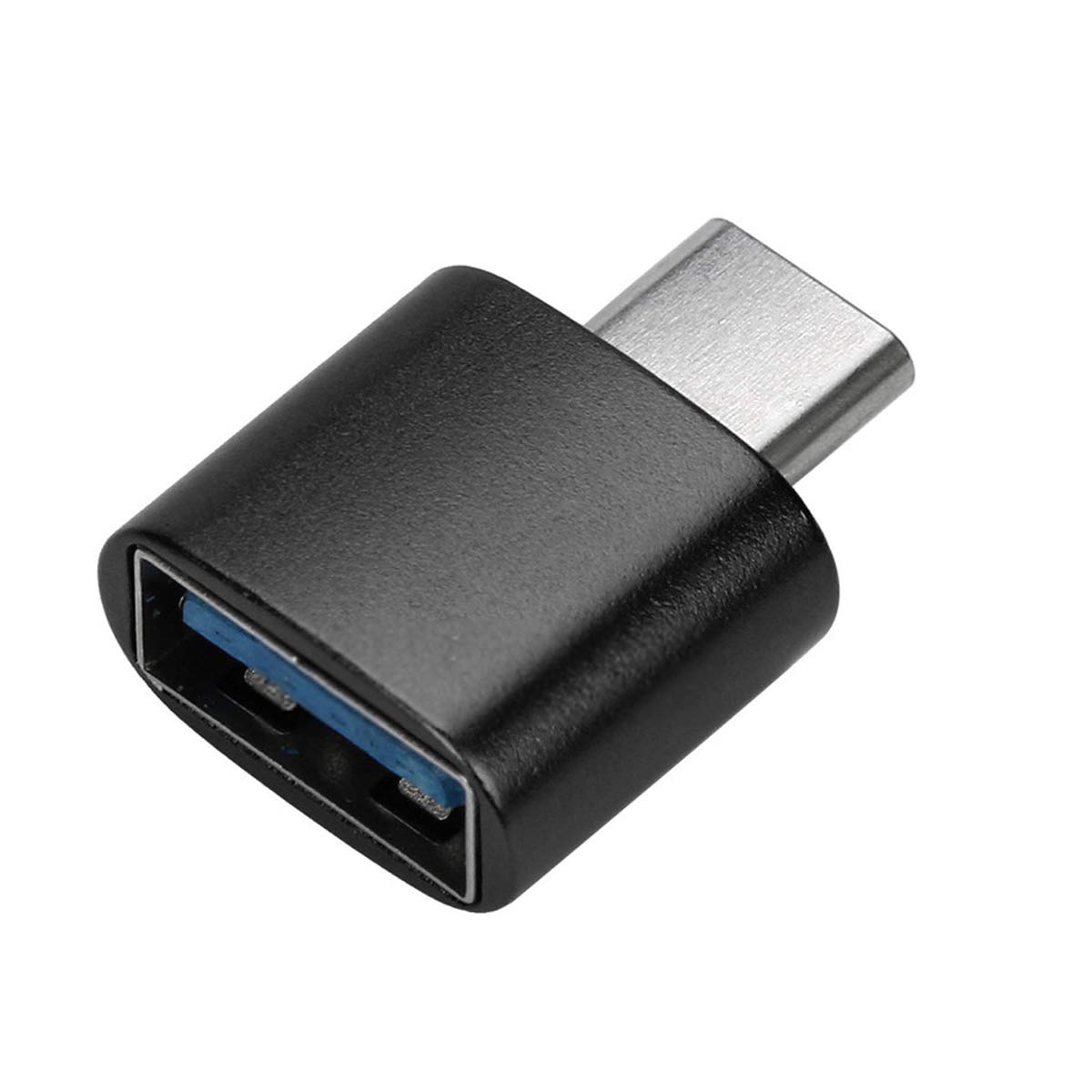 5 Pack USB to USB C OTG Adapter - USB C Male to USB 2.0 Female Converter for Smartphones, Tablets & Laptops - Fast Data Transfer & Charging (Black)