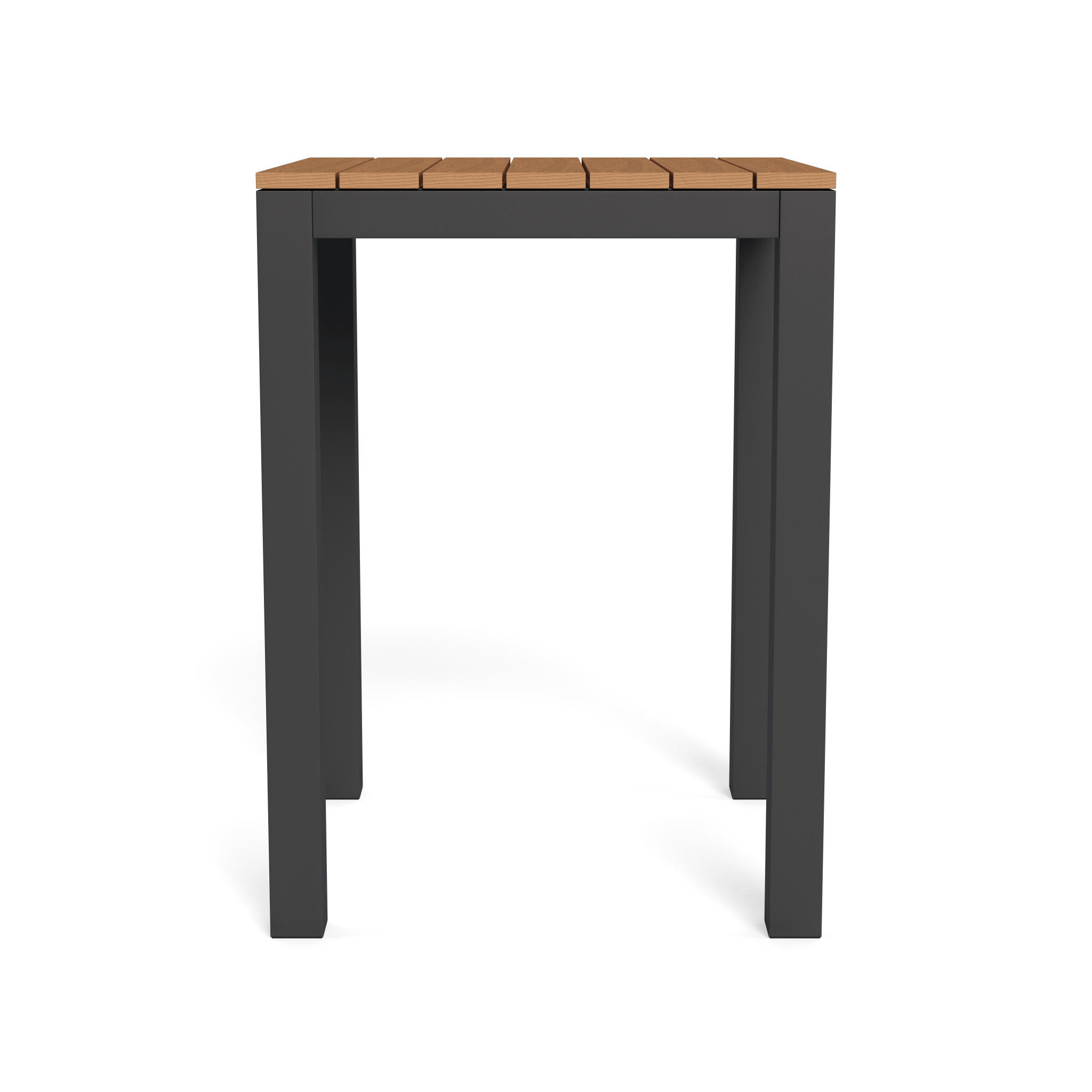 Pacific Teak Square Bar Table - Durable Outdoor & Indoor Dining Table for Patio, Deck, or Kitchen - Perfect for Entertaining & Relaxing