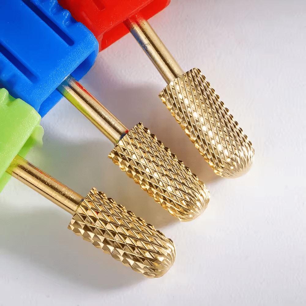 Premium Tungsten Carbide Nail Drill Bit - Barrel Rounded Top for Professional Manicure & Pedicure | Durable Salon-Grade Nail File Bit for Acrylic, Gel & Natural Nails | Perfect for Nail Artists & DIY Home Care