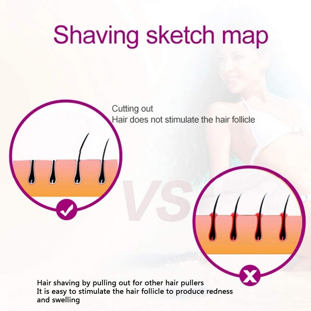 Best Women's Epilator Kit - Wet & Dry Hair Removal, 3-in-1 Painless Shaver for Smooth Legs, Underarms & Bikini Line | At-Home Salon Experience