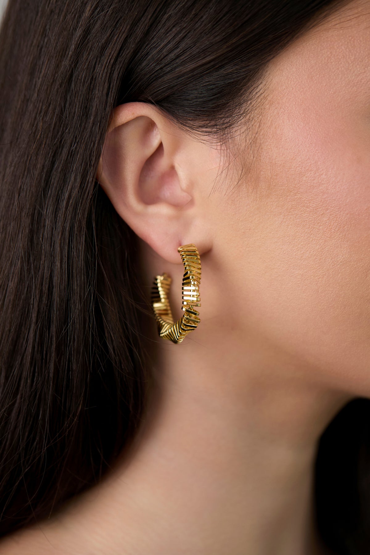 Trendy Twisted Multi Hoop Earrings for Women - Gold & Silver Layered Statement Earrings - Perfect for Parties, Date Nights & Everyday Wear