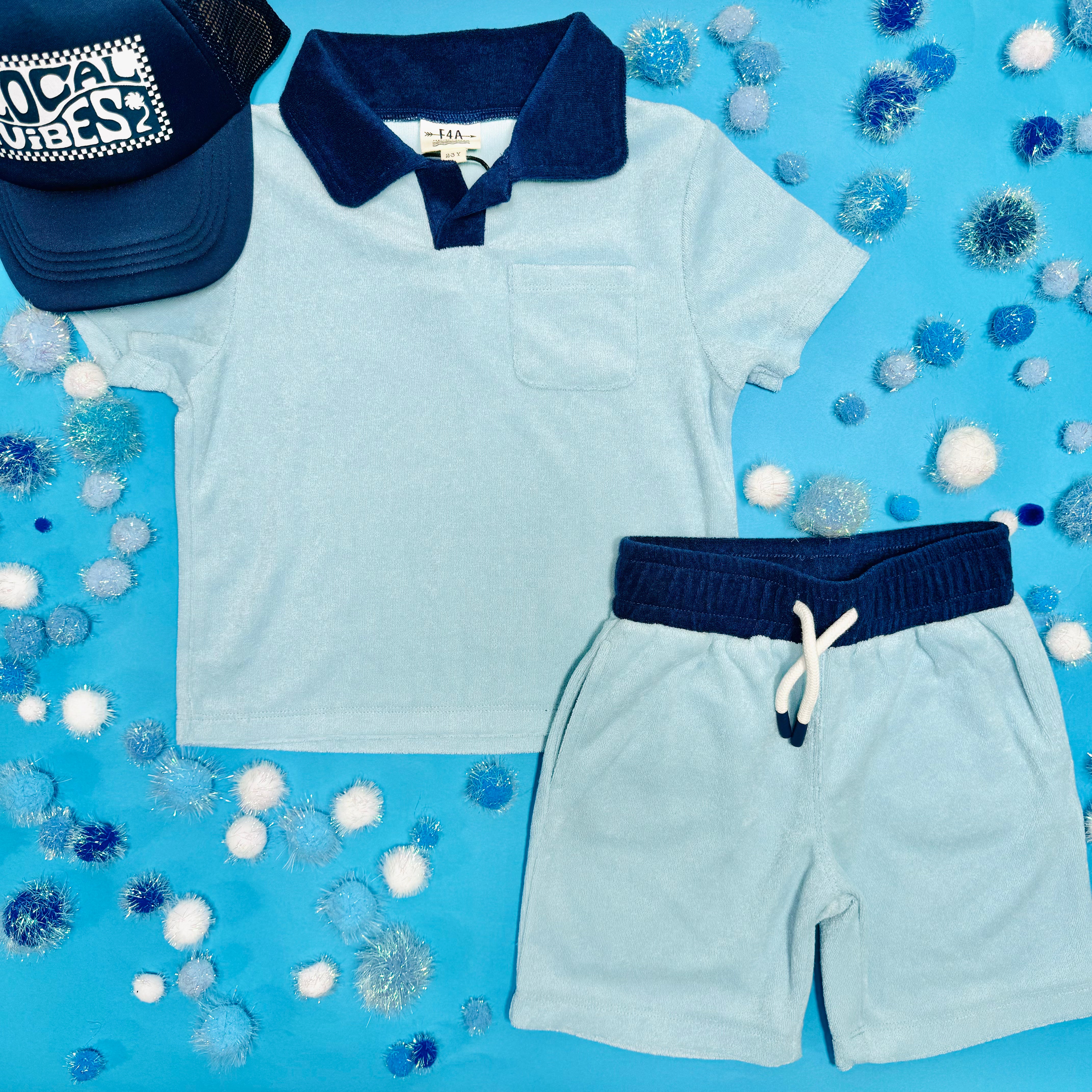 Coastal Terry Shorts for Men & Women - Soft & Comfortable Beach Shorts | Perfect for Swimming, Lounging & Summer Vacations
