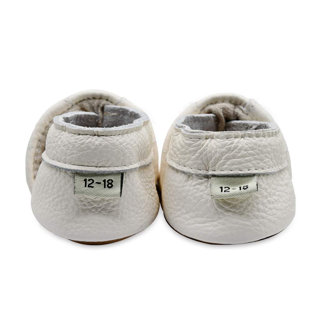 iEvolve Baby Girls & Boys Soft Sole First Walker Shoes - Non-Slip Toddler Moccasins for 6-24 Months | Perfect for Indoor Play, Learning to Walk & Special Occasions