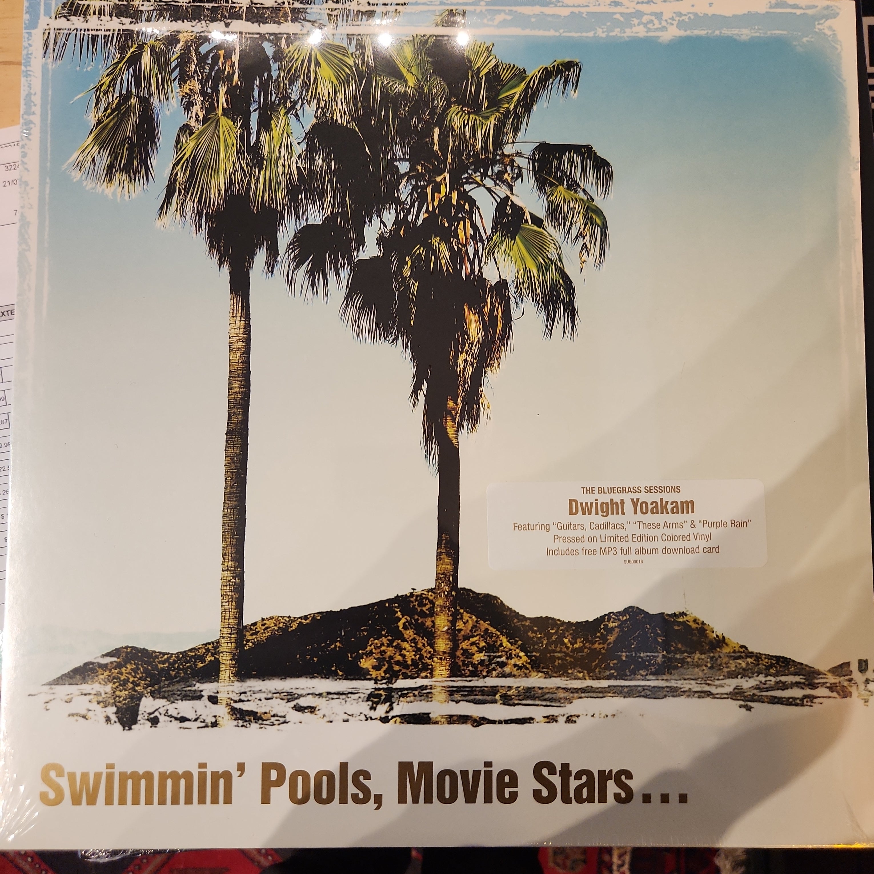 Dwight Yoakam - Swimming Pools, Movie Stars Vinyl LP Record | Country Music Collector's Edition | Perfect for Home Listening & Gifts