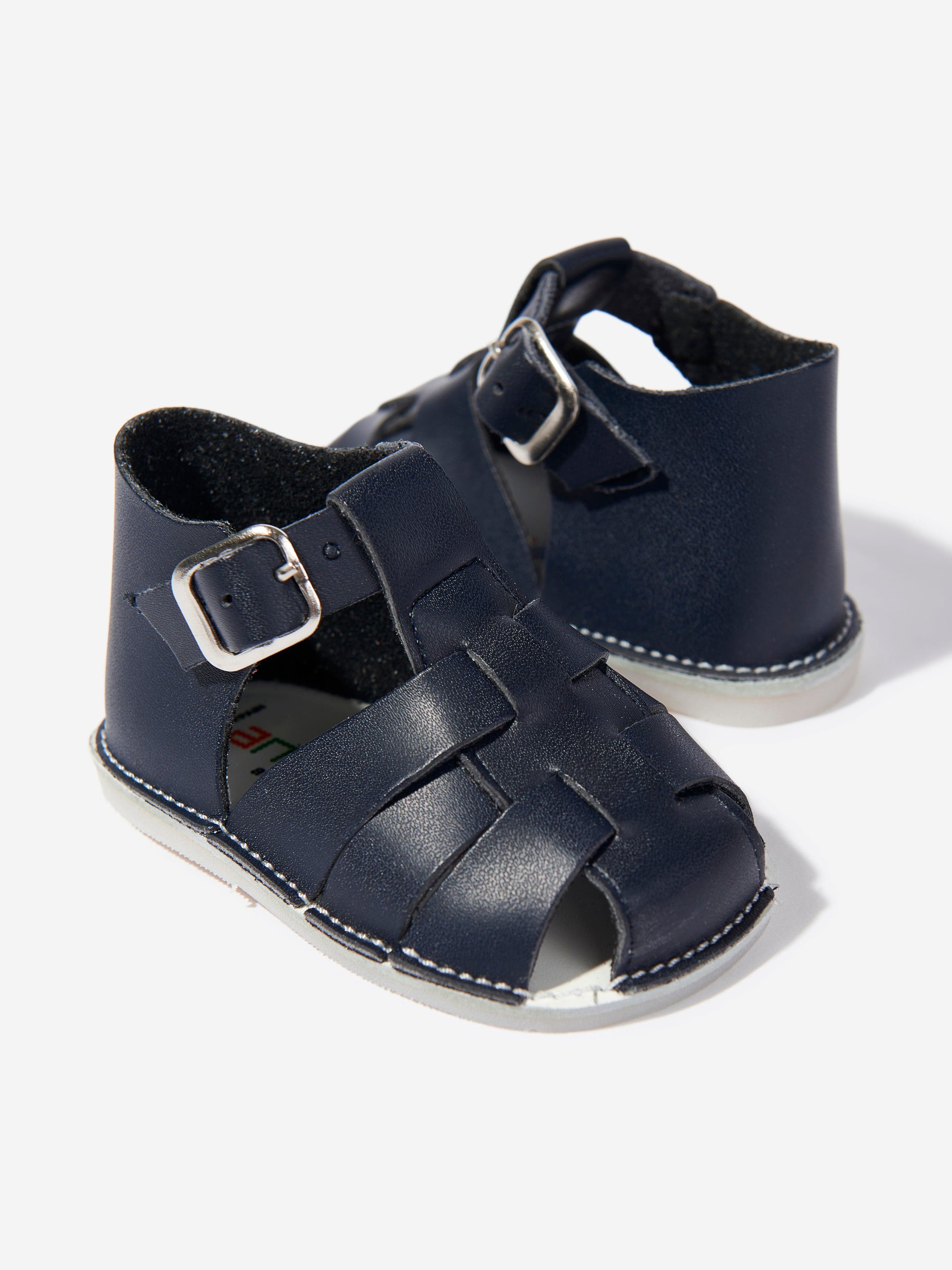 **Baby Pre Walker Sandals for Boys & Girls | Soft Sole Navy Blue First Walking Shoes | Perfect for Indoor & Outdoor Play, Beach, Park, and Daily Walks**