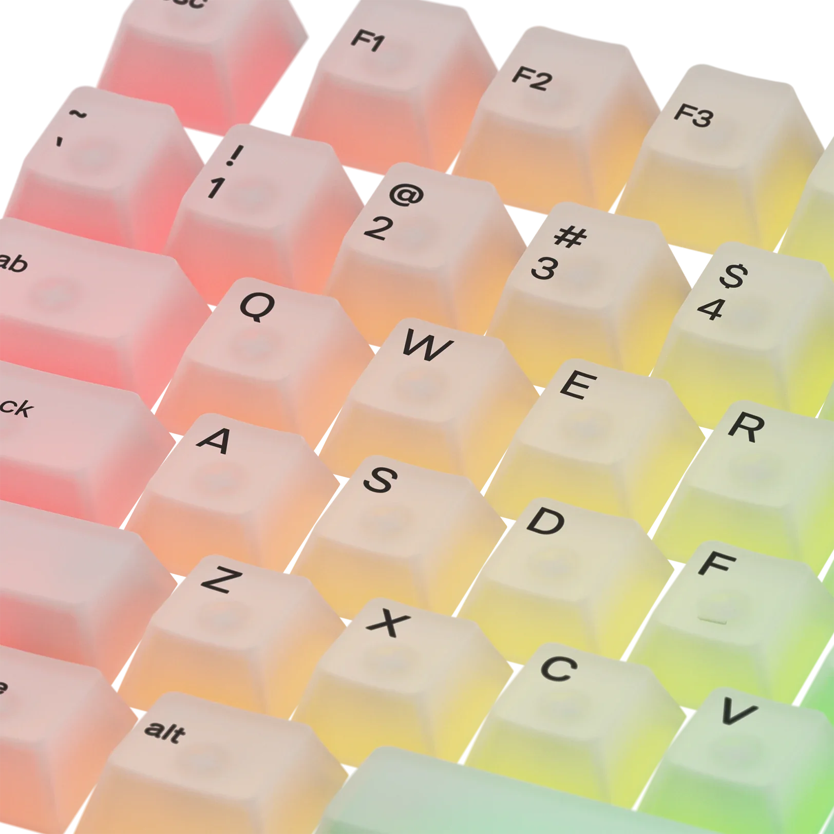Polychroma Keycaps for Mechanical Keyboards - Custom RGB Backlit Keycaps for Gaming & Typing - Perfect for PC, Mac & Laptop Keyboards (US Layout)
