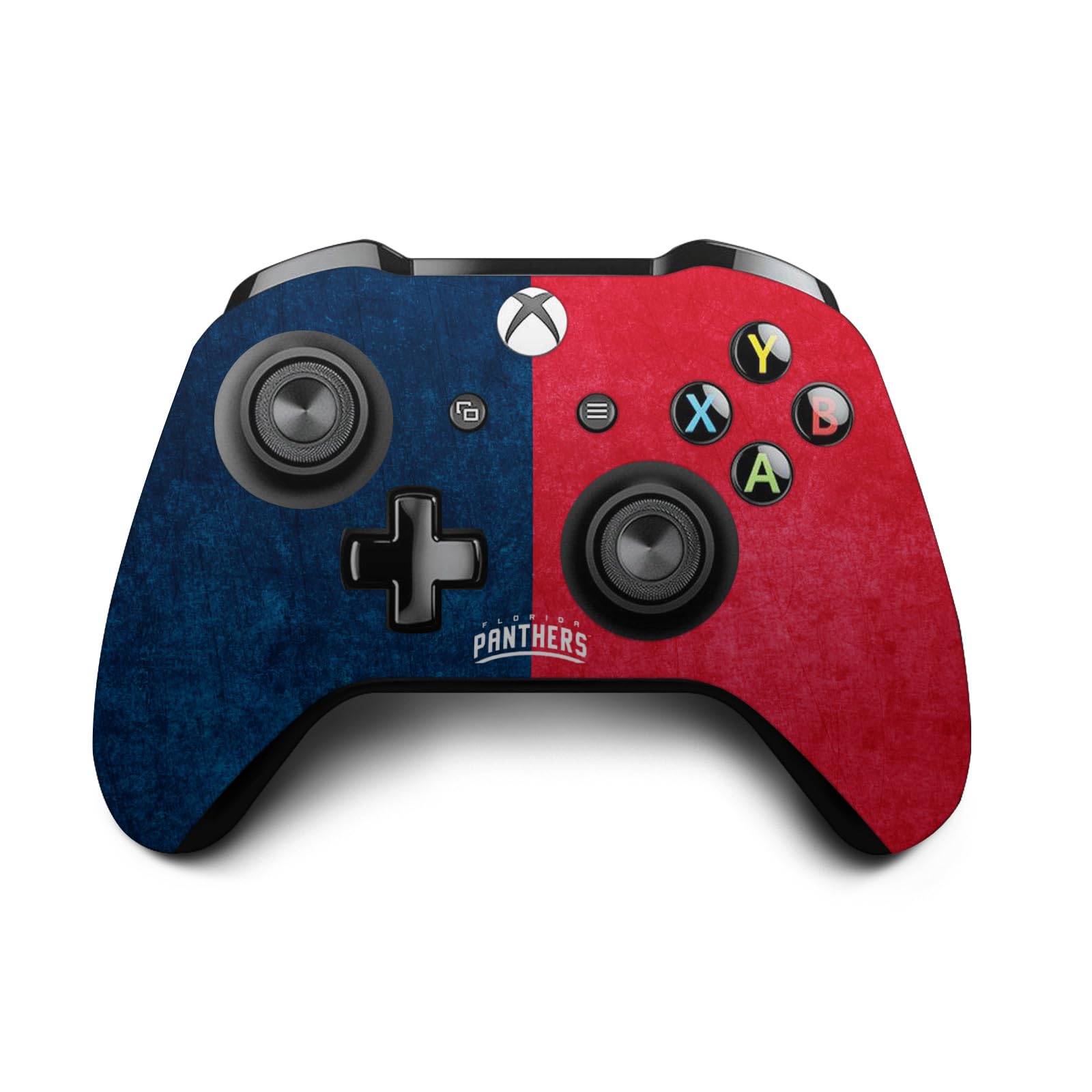 Official NHL Licensed Florida Panthers Distressed Vinyl Gaming Skin Sticker Cover Compatible with Xbox One S Console and Controller Bundle - Perfect for Gaming Enthusiasts and NHL Fans