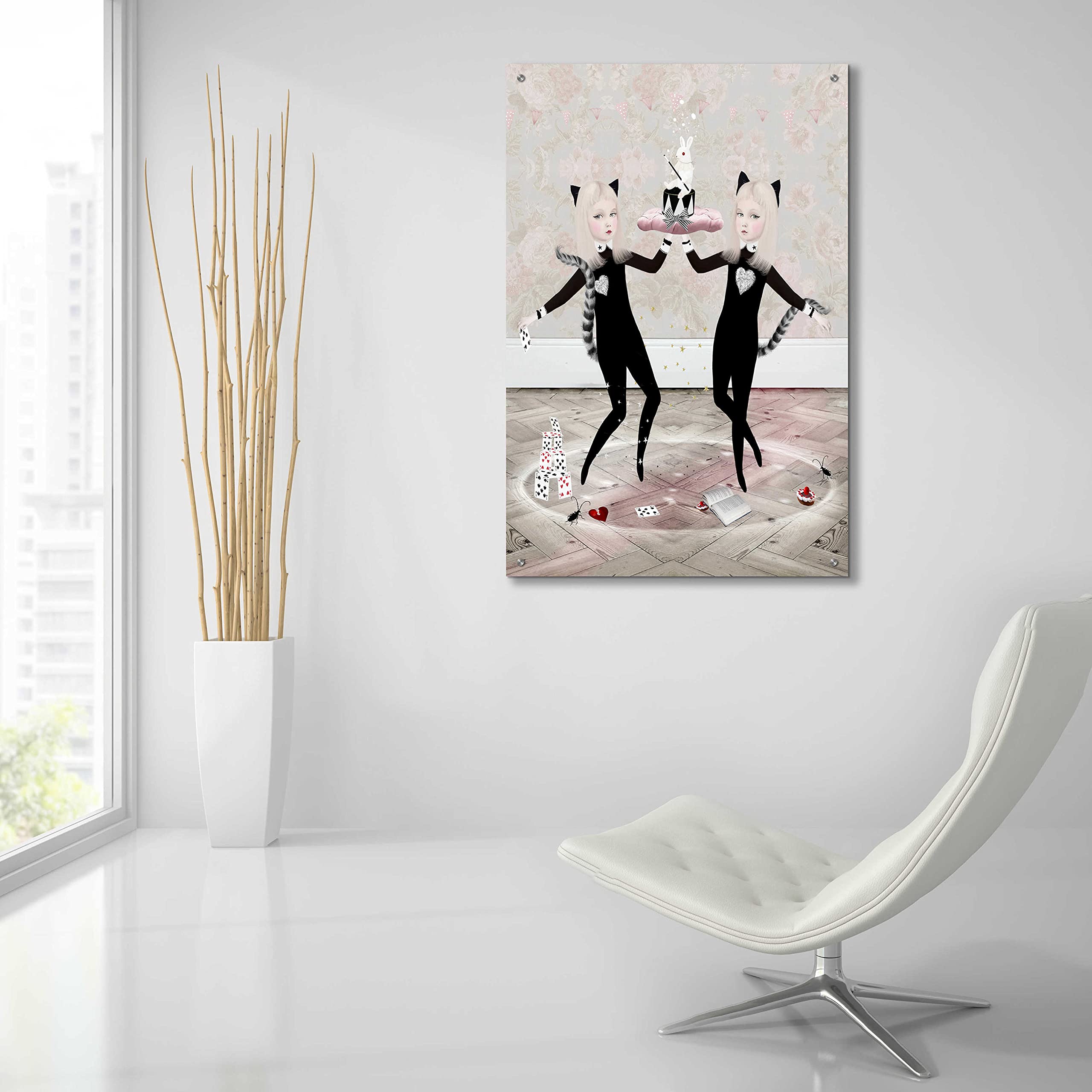 Epic Art 'The Newmars' by Art & Ghosts - Premium Acrylic Glass Wall Art Print 24x36 Inches - Modern Home & Office Decor for Living Room, Bedroom or Gallery