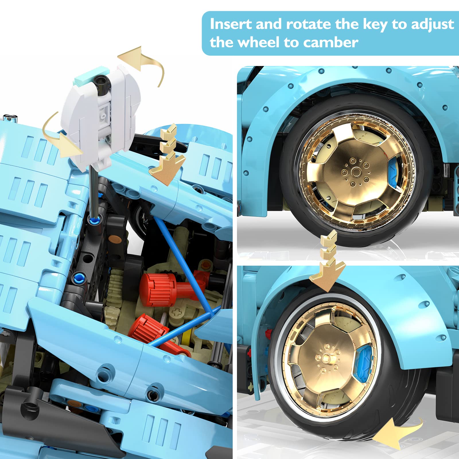 JMBricklayer Technic 60128 Building Blocks Kit - Advanced Construction Car Model for Adults & Teens (Ages 10-16) | Super Sports Car Toy for Boys | Perfect STEM Gift for Car Enthusiasts & Collectors | Great for Display, DIY Projects & Creative Play