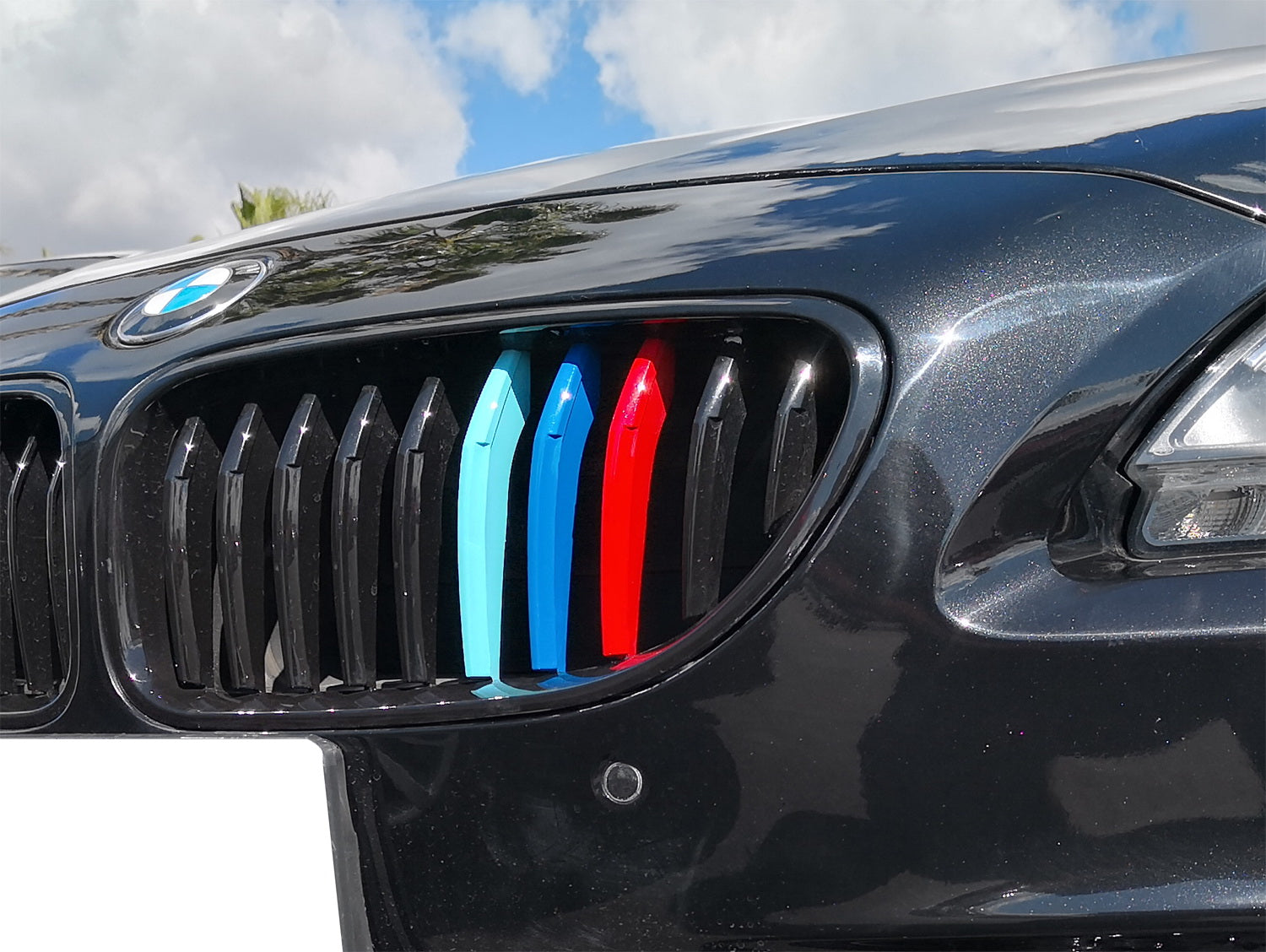 BMW G32 6 Series M Color Grille Insert Trims (2018+ Models) - 9 Standard Grill Beams | Front Bumper Upgrade for Enhanced Style & Sporty Look | Perfect for Car Enthusiasts & Custom Builds