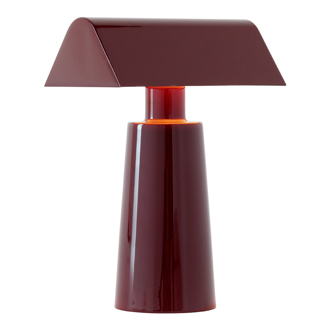 Caret MF1 Portable Table Lamp - USB Rechargeable LED Desk Light for Bedroom, Office, Reading & Travel | Dimmable, Adjustable Brightness