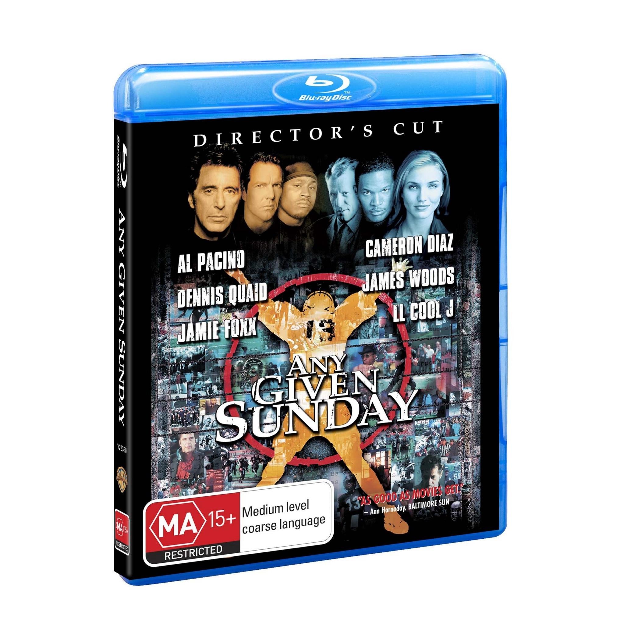 Any Given Sunday - Official Movie DVD | Classic Sports Drama Film | Perfect for Football Fans & Movie Collectors | Great for Home Theater & Gift Giving