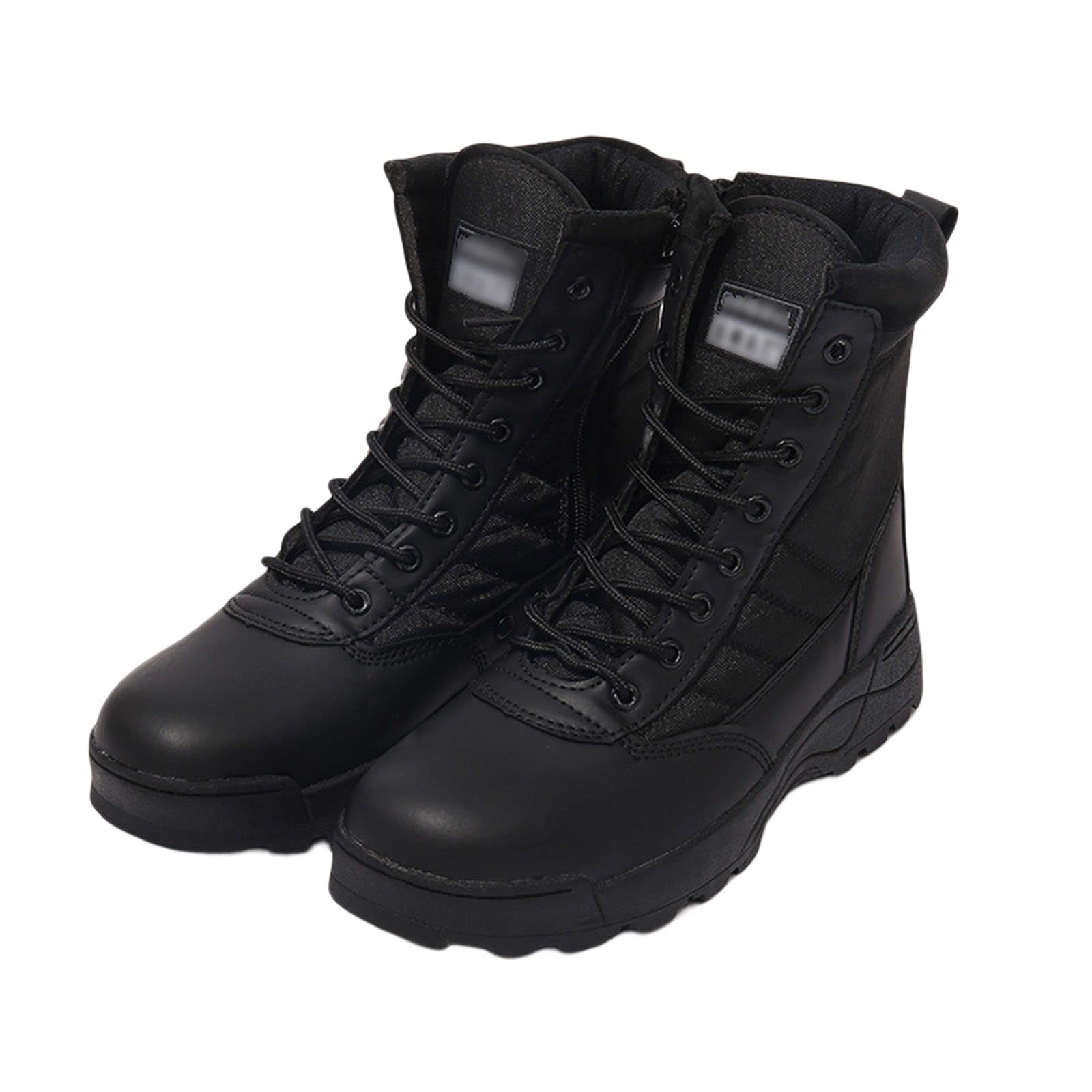TYTbygml Men's Tactical Boots - Breathable Military Boots with Side Zipper | Non-Slip Hiking & Climbing Shoes for Outdoor Adventures, Mountaineering & Work